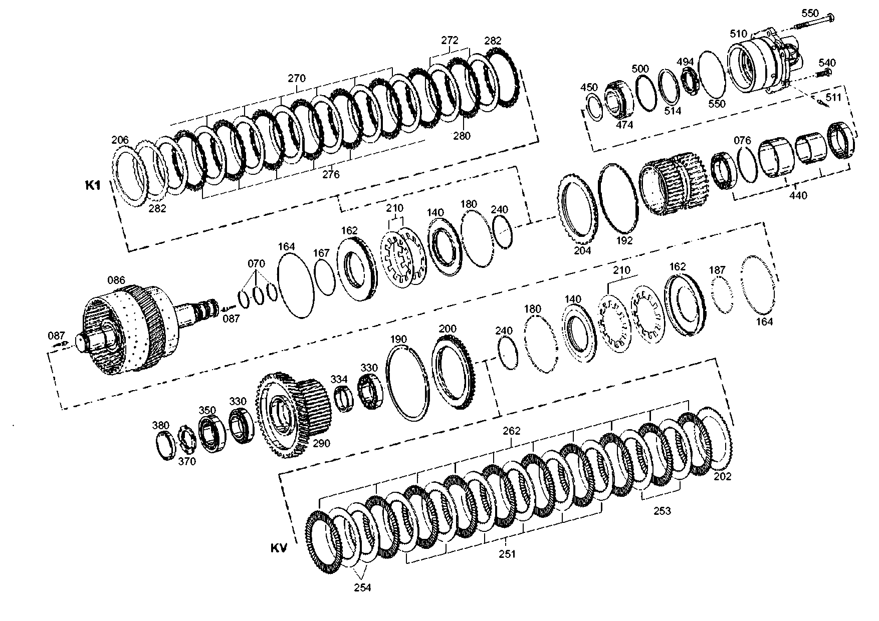 drawing for DOOSAN 508773 - DISC CARRIER (figure 2)