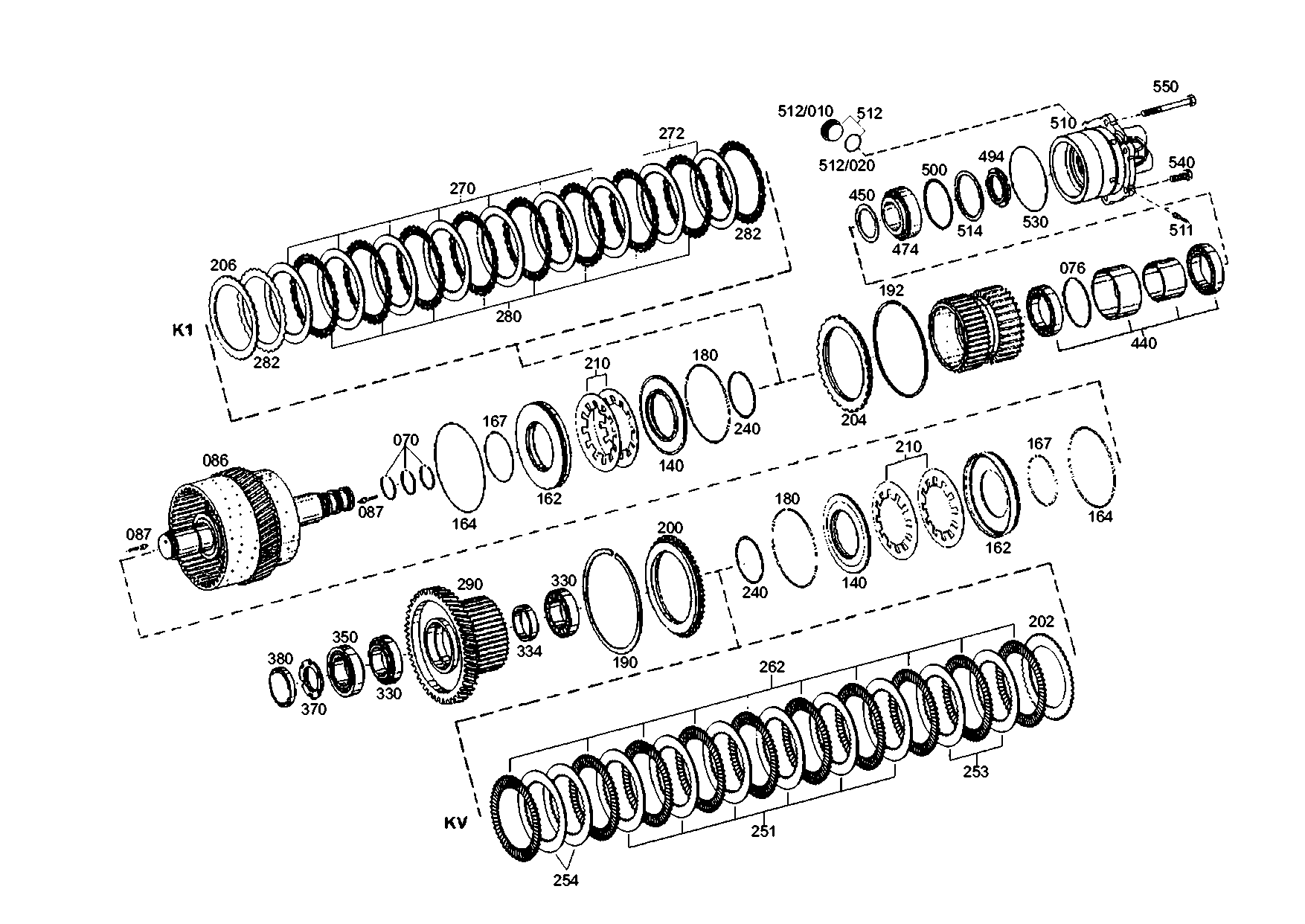 drawing for DOOSAN 508773 - DISC CARRIER (figure 3)