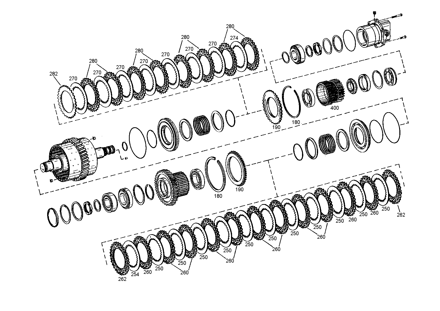 drawing for DOOSAN 352151 - INNER CLUTCH DISK (figure 4)