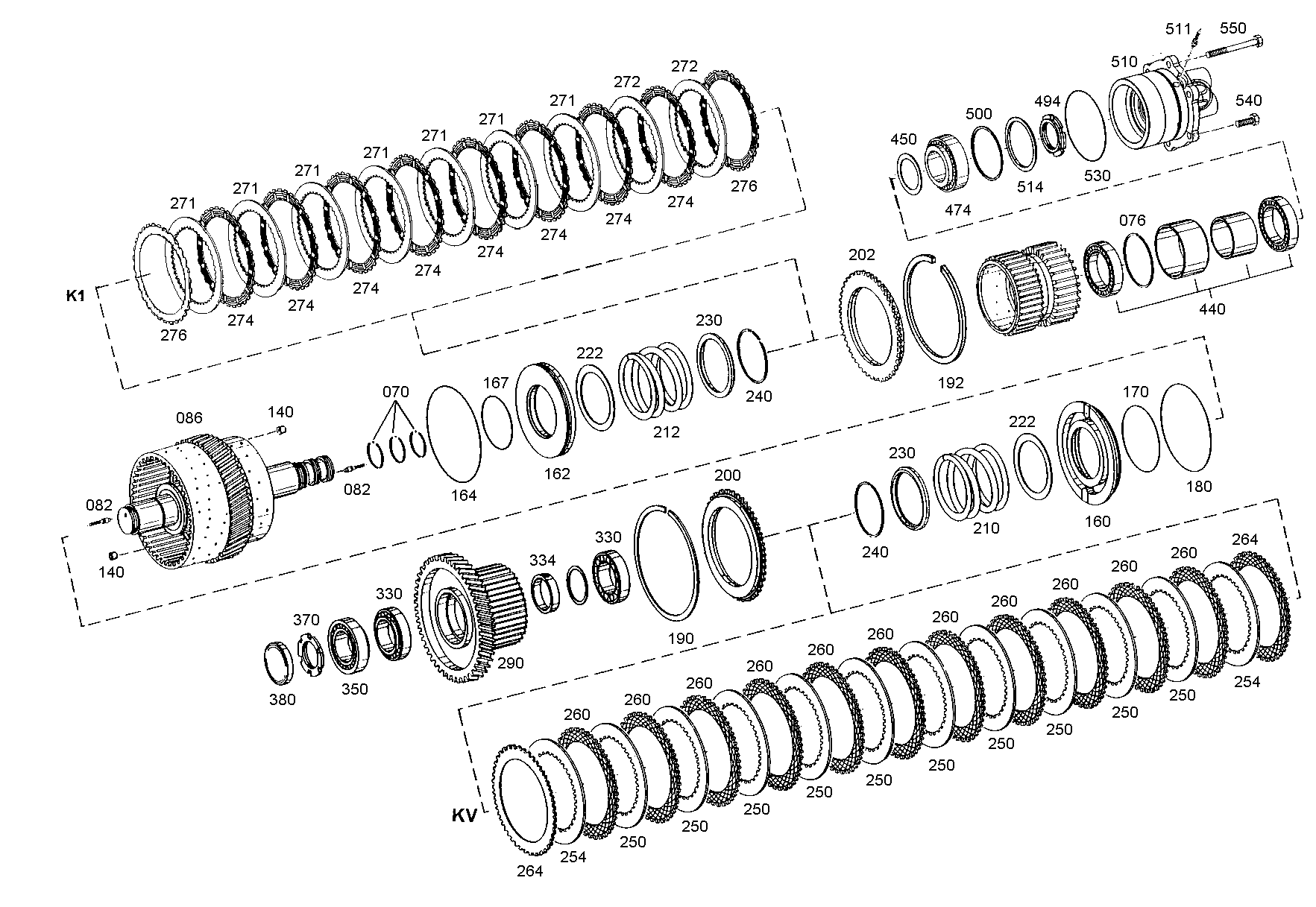 drawing for DOOSAN 510816 - I.CLUTCH DISC (figure 5)