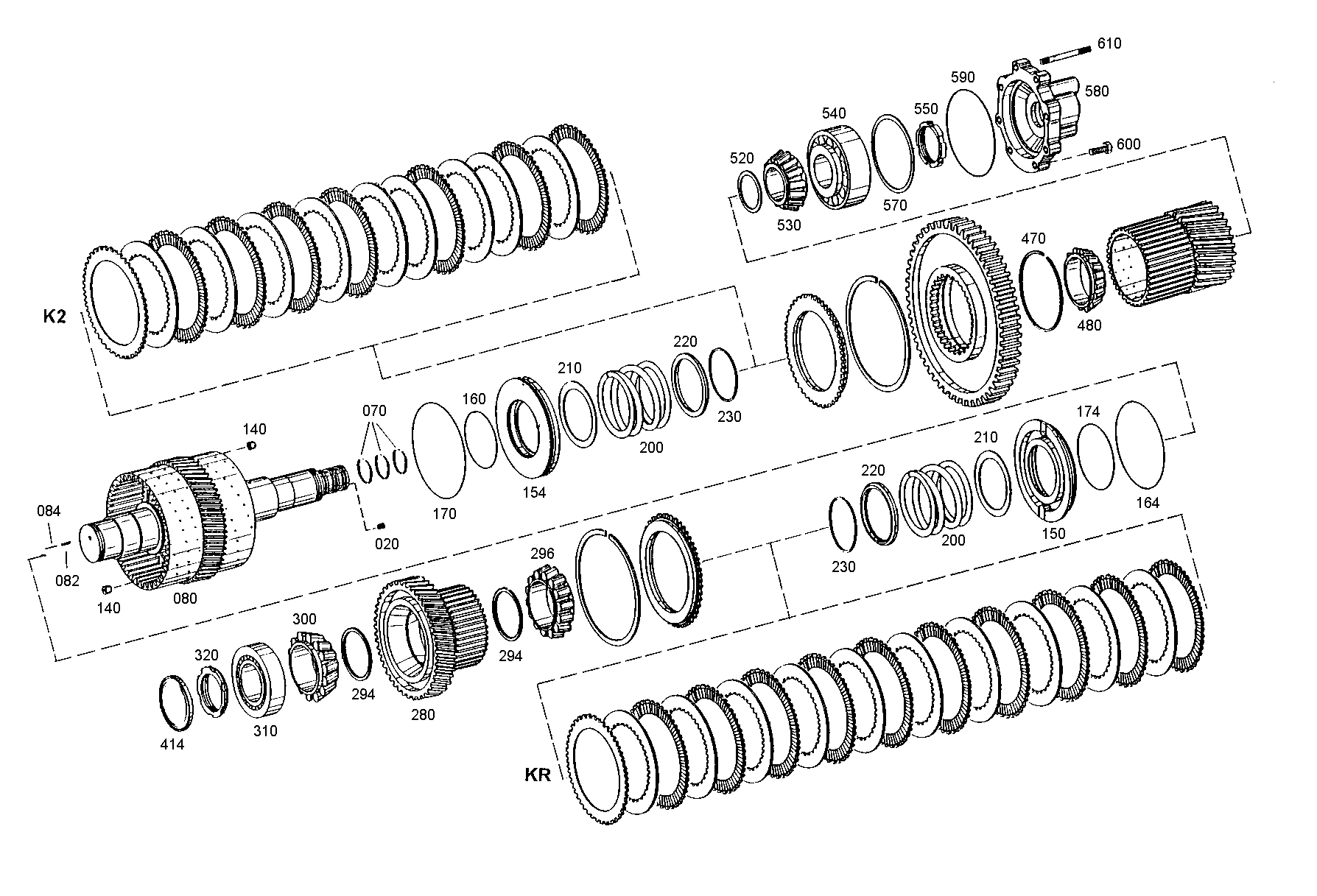 drawing for CASE CORPORATION 252194A1 - SNAP RING (figure 1)