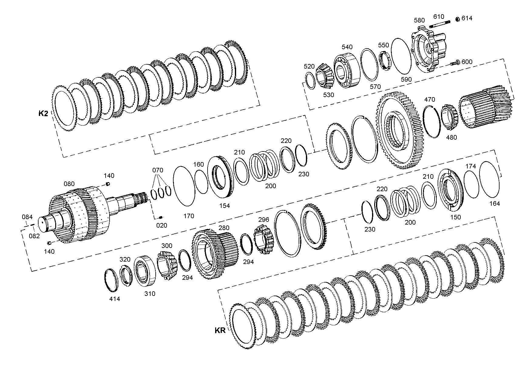 drawing for DOOSAN 509890 - DISC CARRIER (figure 1)