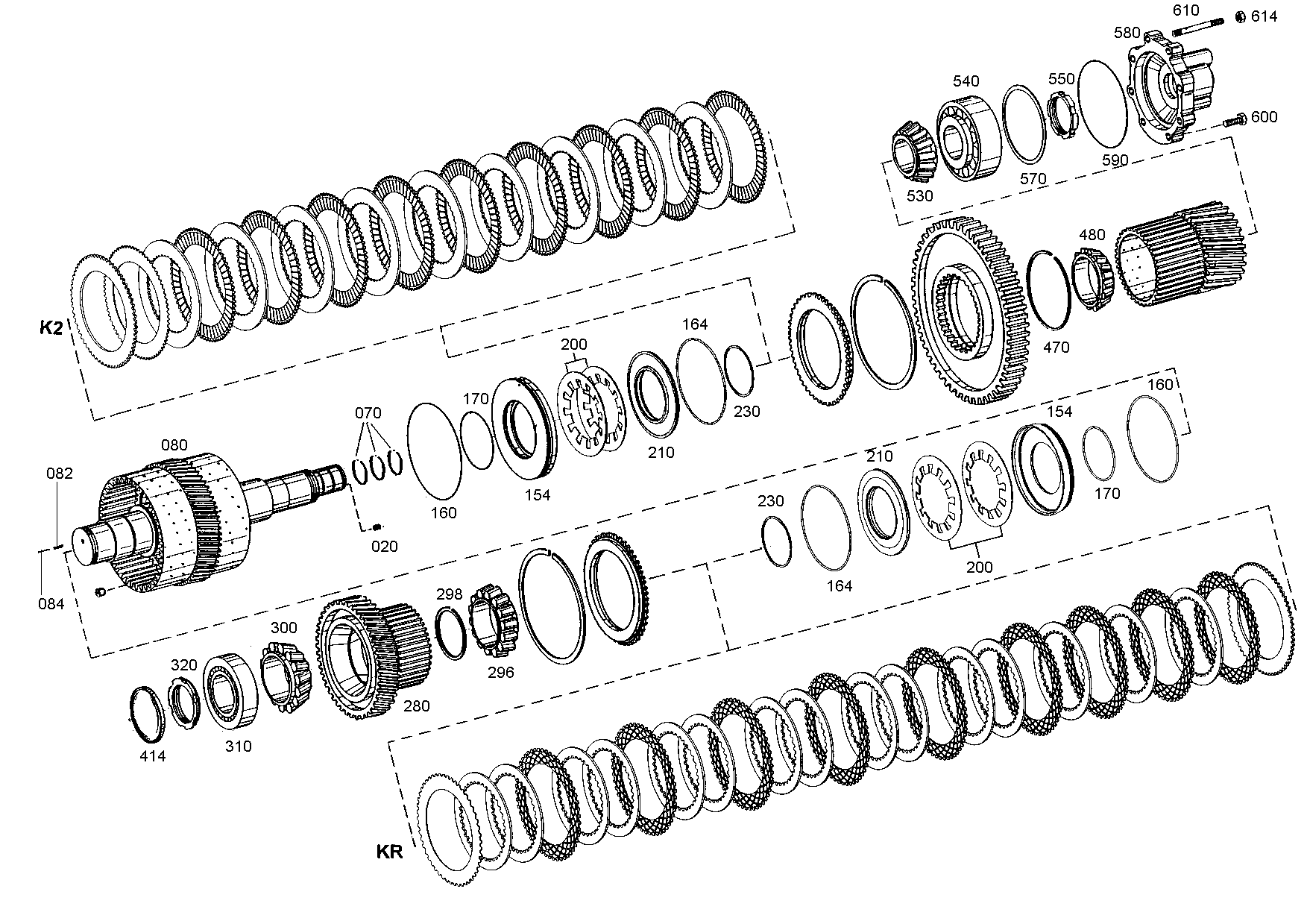 drawing for MOXY TRUCKS AS 504855 - TAPERED ROLLER BEARING (figure 3)