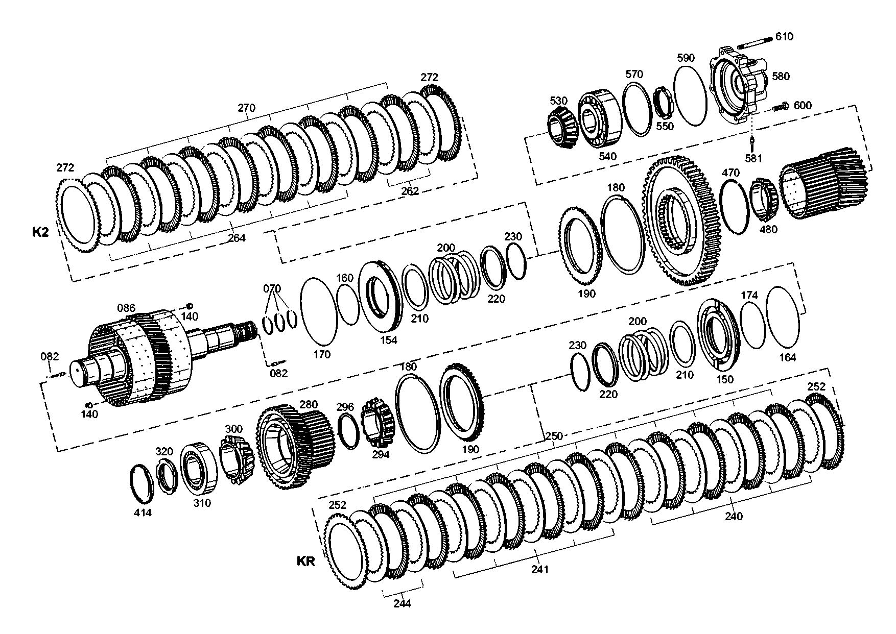 drawing for DOOSAN 508798 - SLOTTED NUT (figure 3)