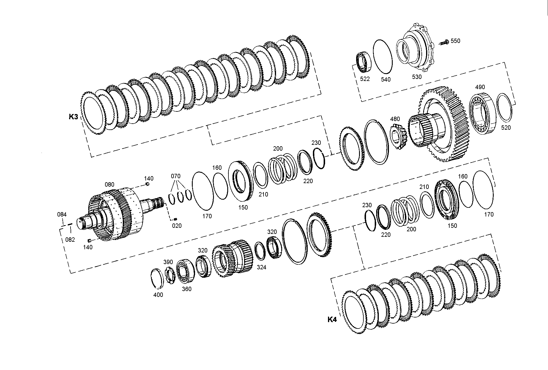 drawing for CASE CORPORATION ZGAQ-00459 - TA.ROLLER BEARING (figure 2)