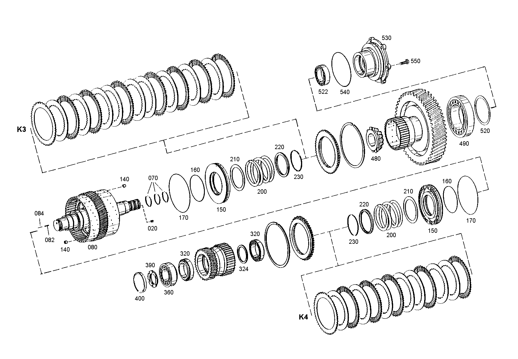 drawing for CASE CORPORATION ZGAQ-00459 - TA.ROLLER BEARING (figure 3)