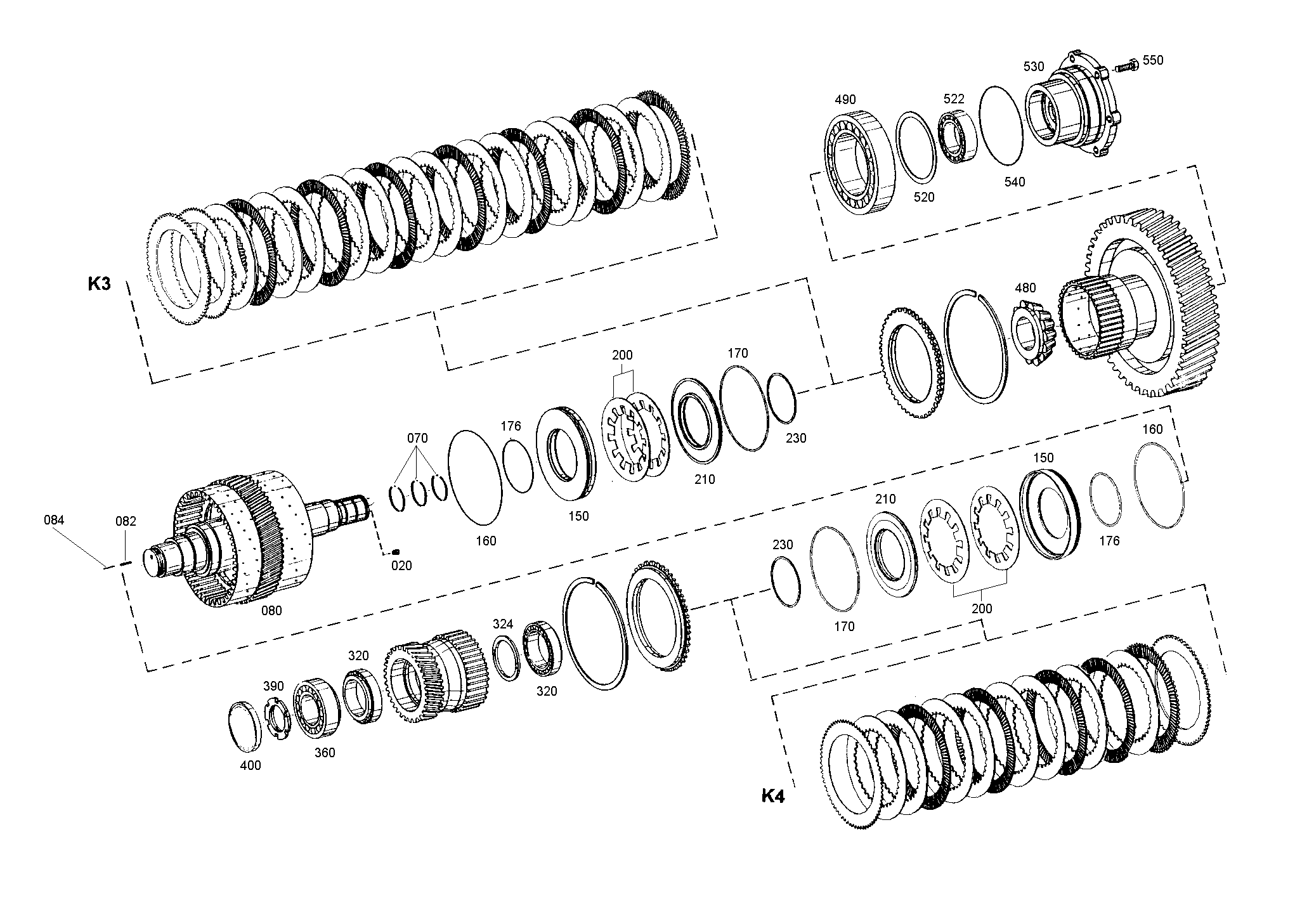 drawing for CASE CORPORATION ZGAQ-00459 - TA.ROLLER BEARING (figure 4)