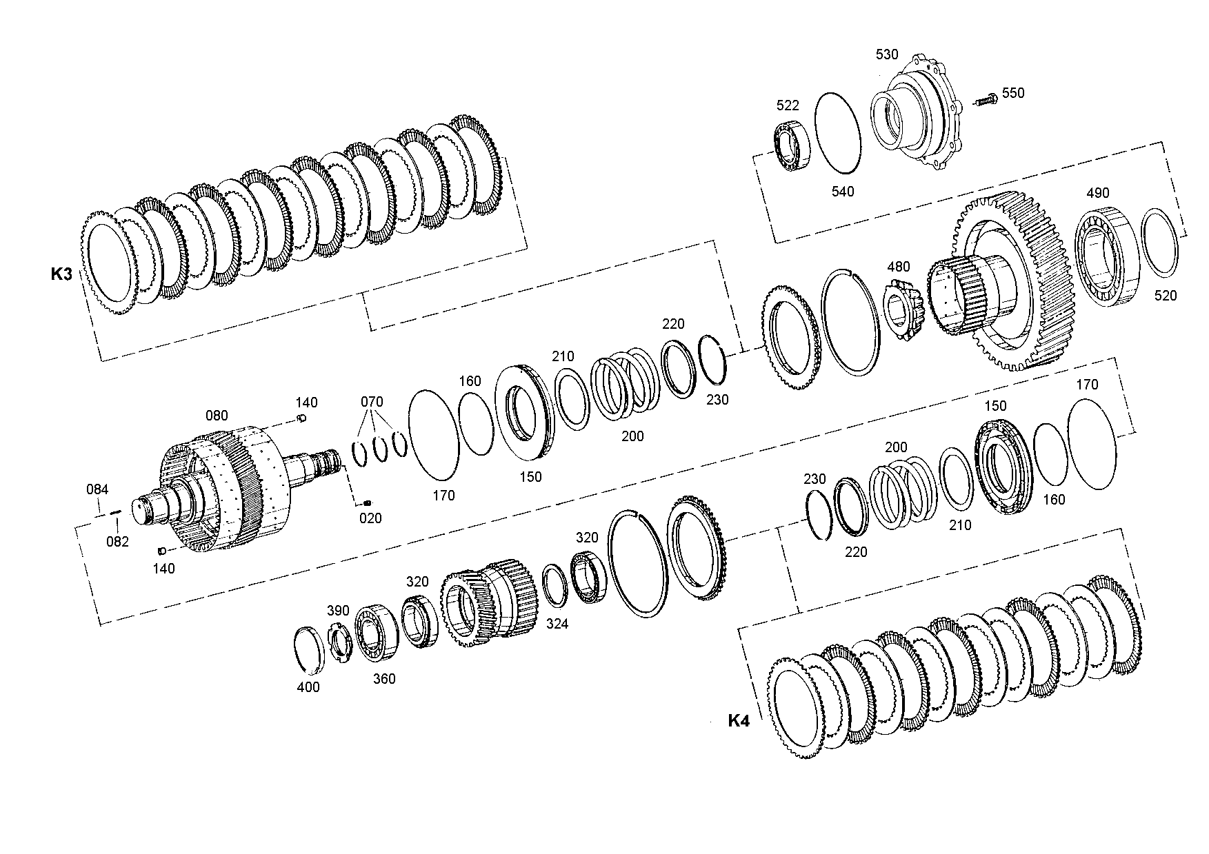 drawing for DOOSAN 509891 - DISC CARRIER (figure 1)