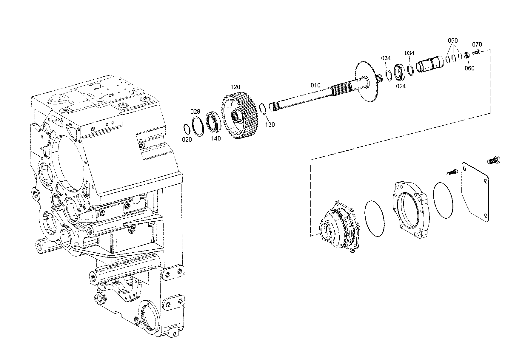 drawing for CASE CORPORATION ZGAQ-01684 - GEAR (figure 5)