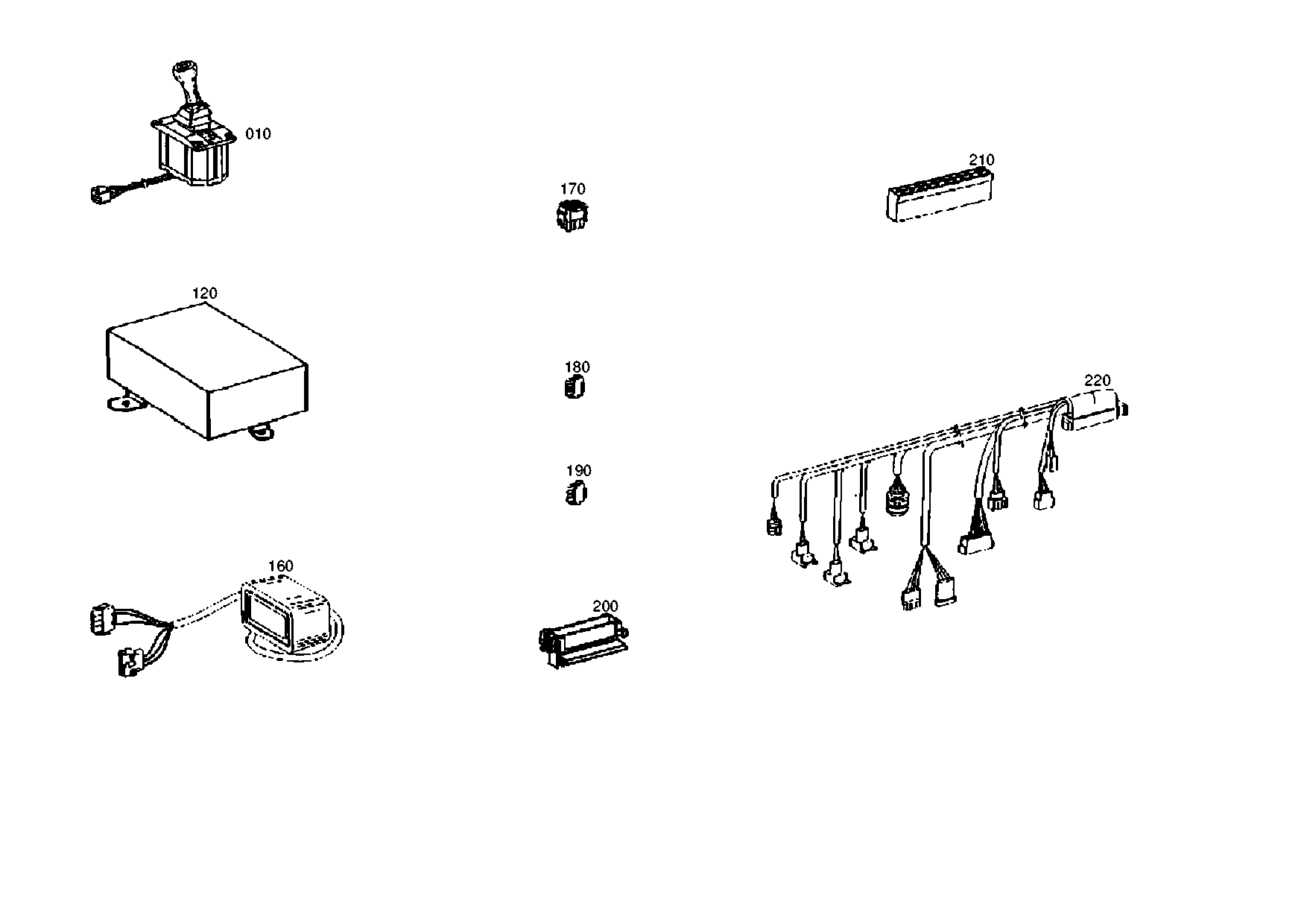 drawing for MANNESMANN-DEMAG BAUMASCHINEN 15504003 - DISPLAY (figure 1)