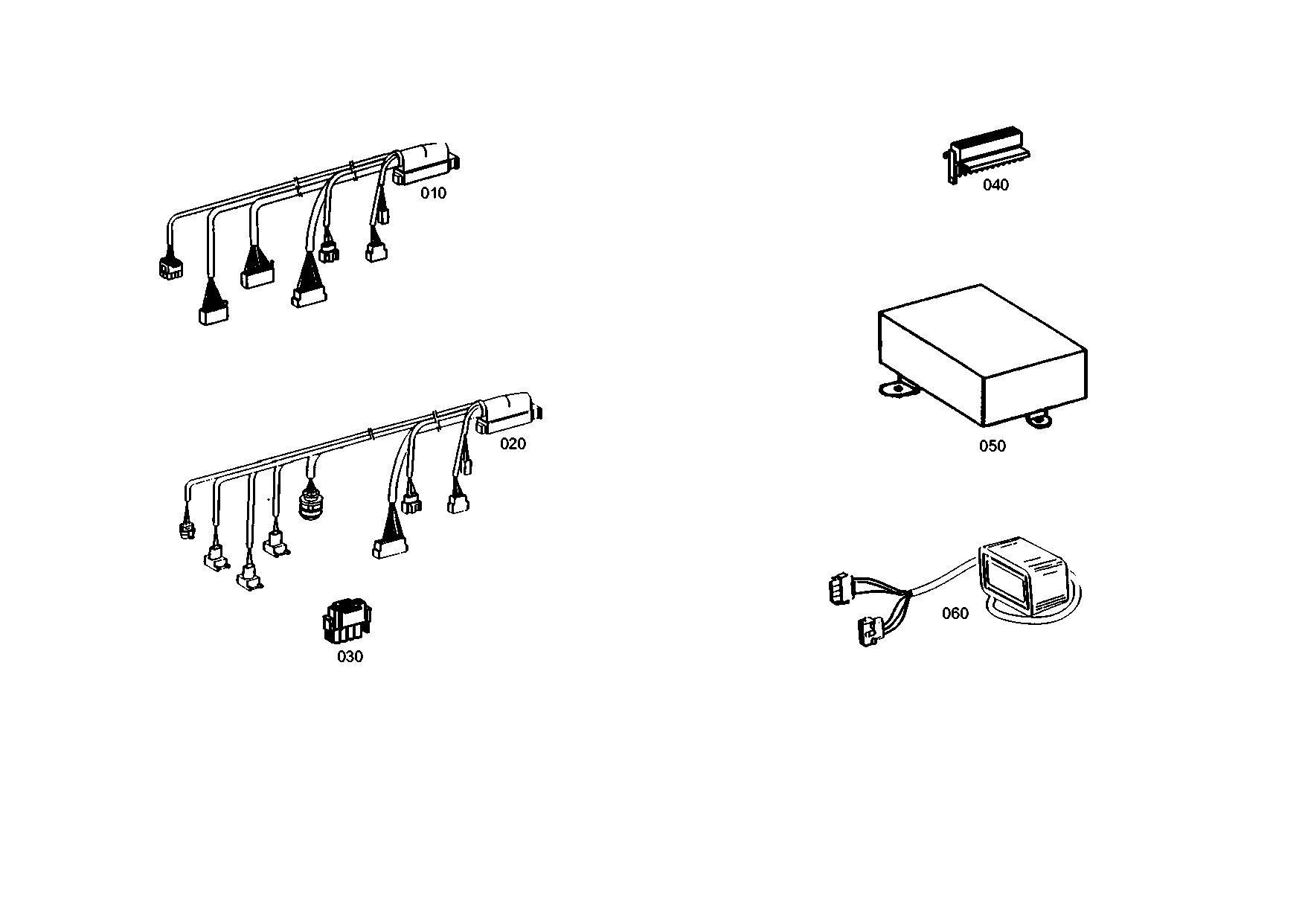 drawing for ZF Countries 000,630,2226 - CABLE GENERAL (figure 3)