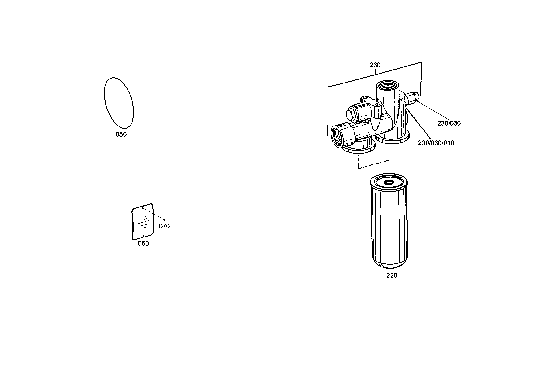 drawing for CASE CORPORATION 8900130170 - FILTER HEAD (figure 2)