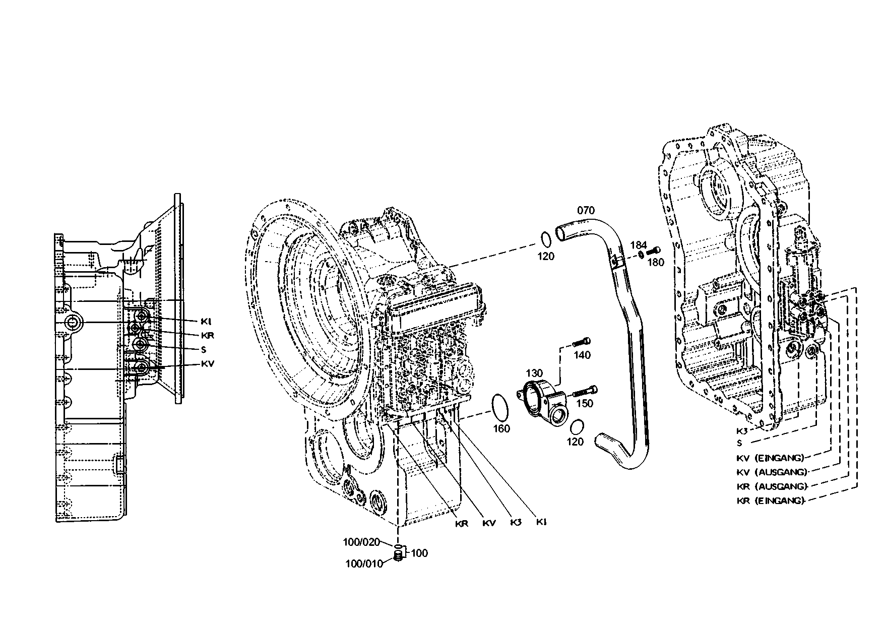 drawing for Hyundai Construction Equipment 4651221006 - TUBE (figure 1)
