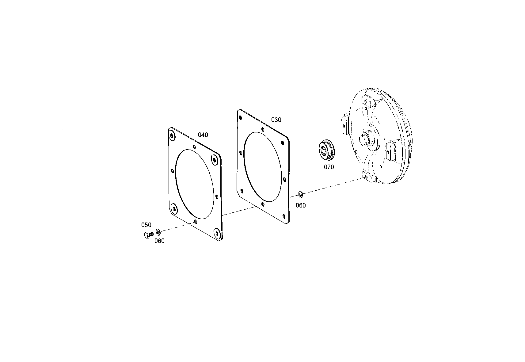 drawing for BOMAG H-1000002072 - DIAPHRAGM (figure 1)
