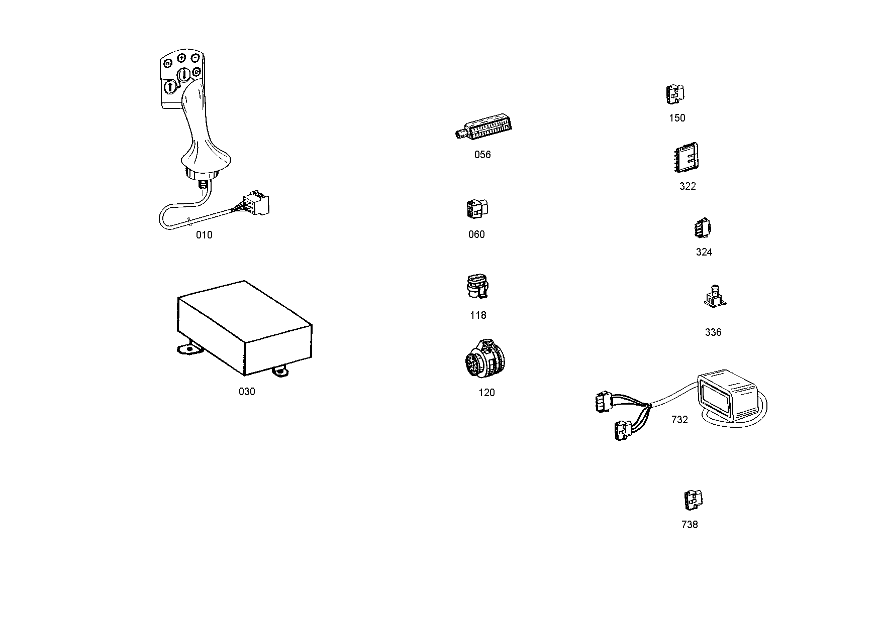 drawing for HYDREMA 7001323 - RANGE SELECTOR (figure 3)