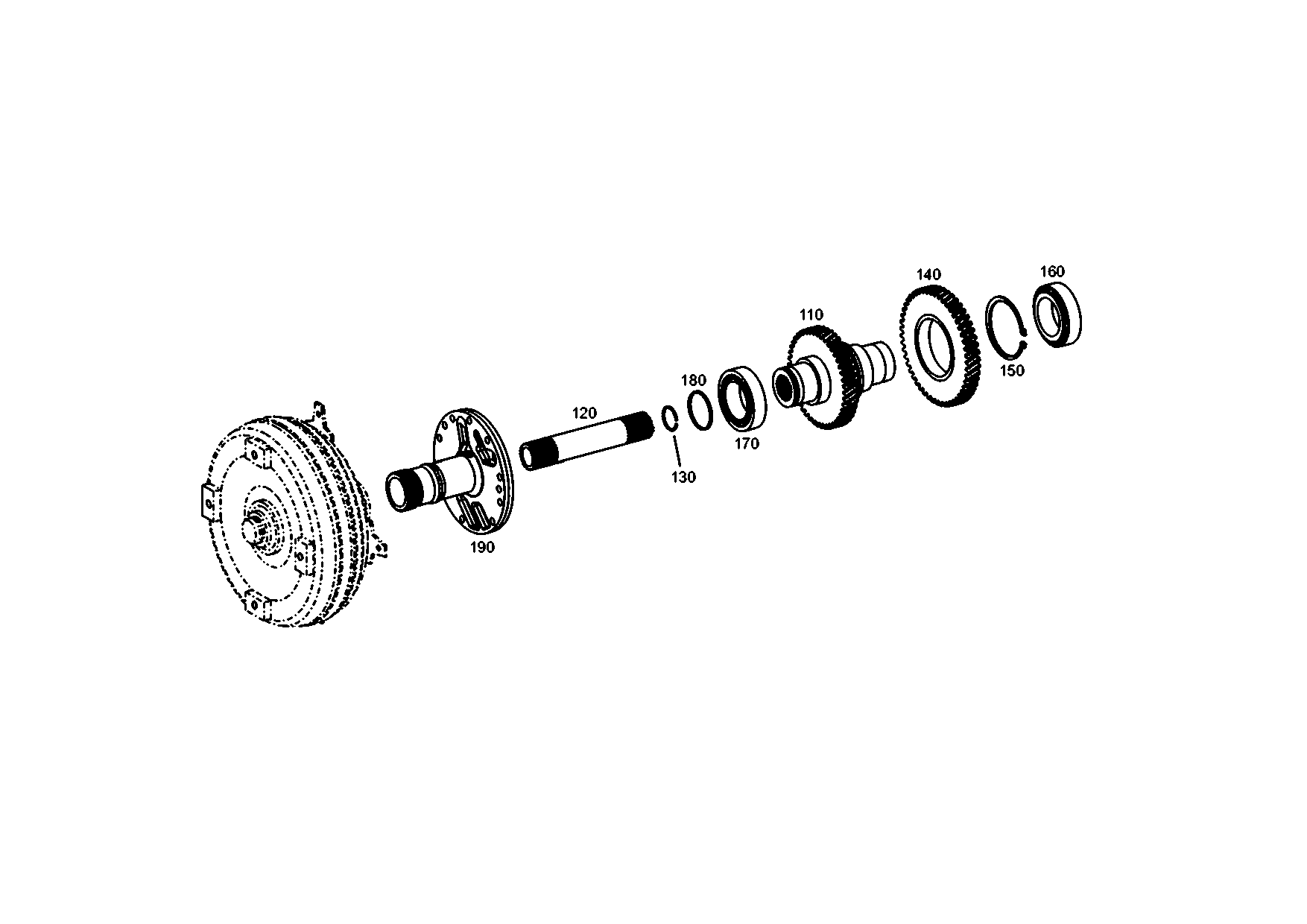drawing for VOLVO 832027899 - INPUT GEAR (figure 3)
