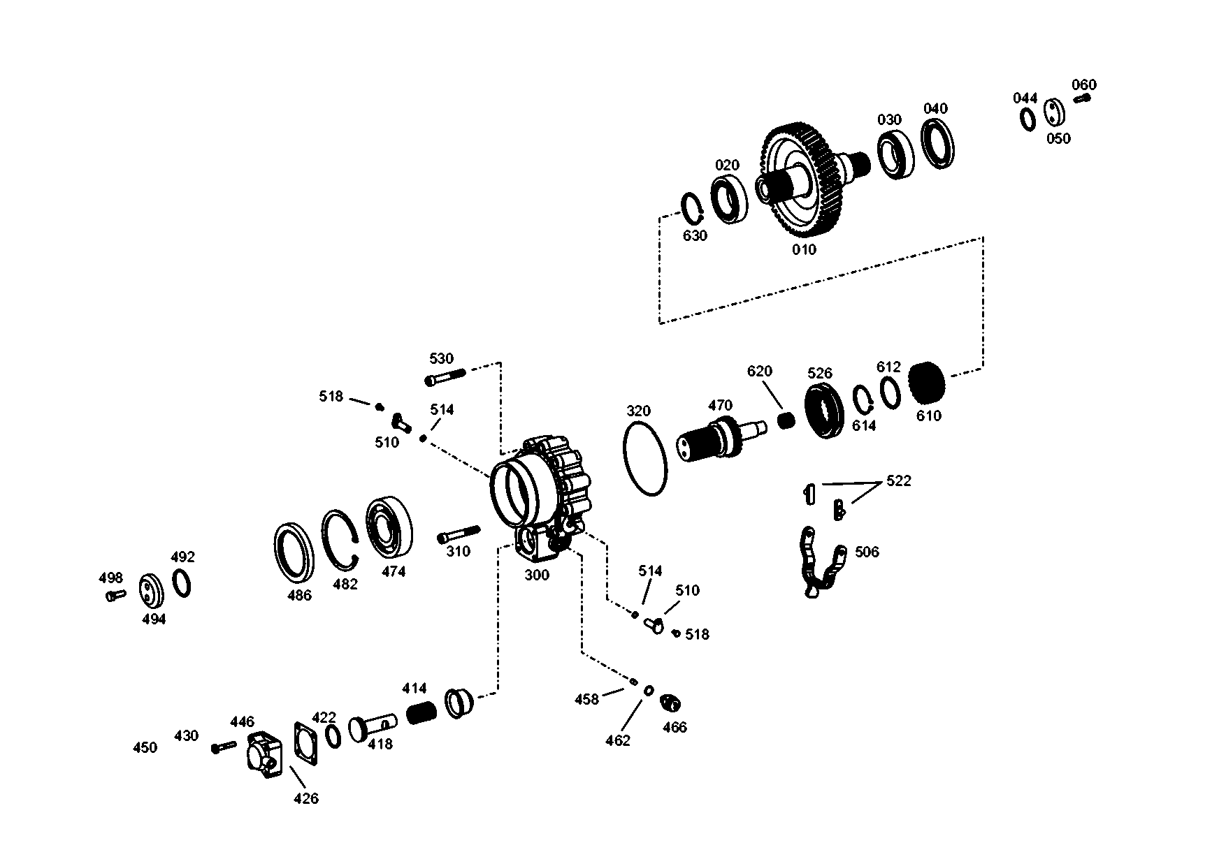 drawing for DAF 1243633 - GASKET (figure 4)