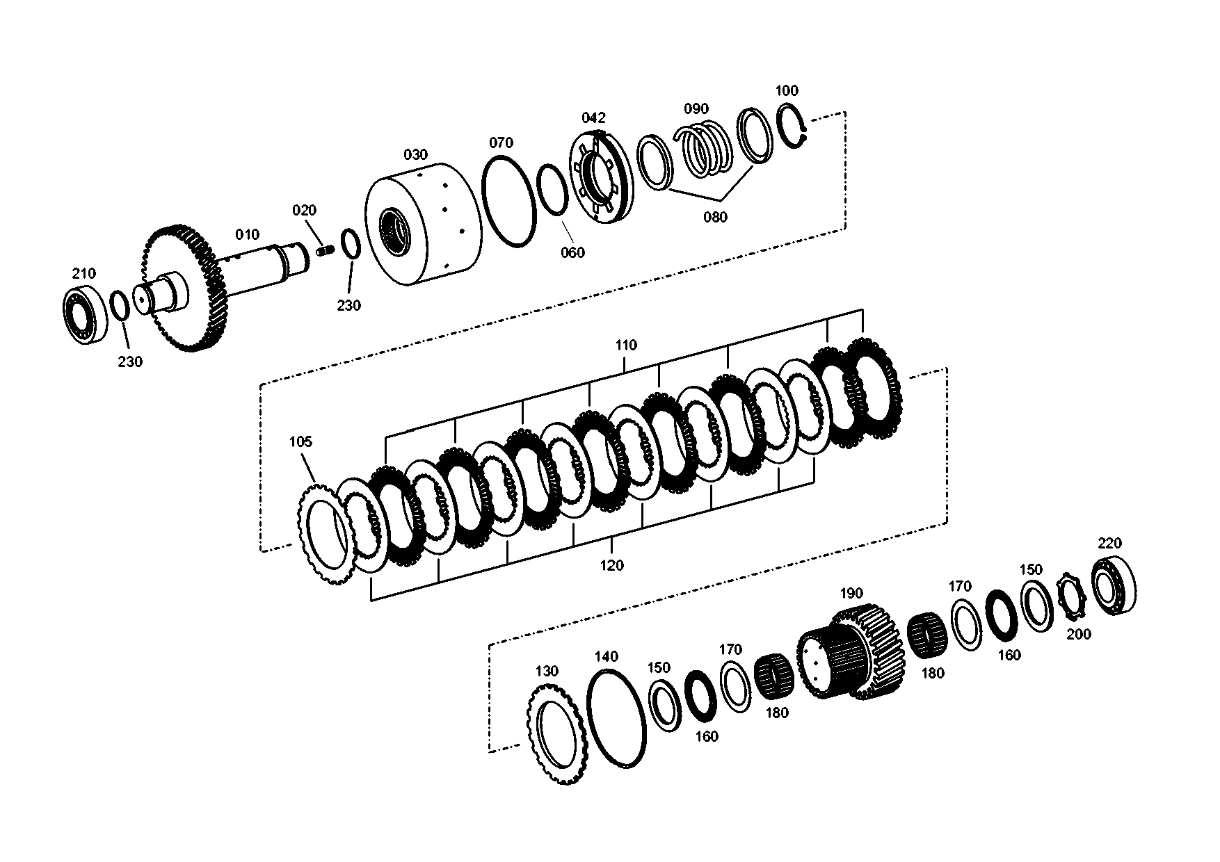 drawing for DOOSAN K9004332 - I.CLUTCH DISC (figure 2)