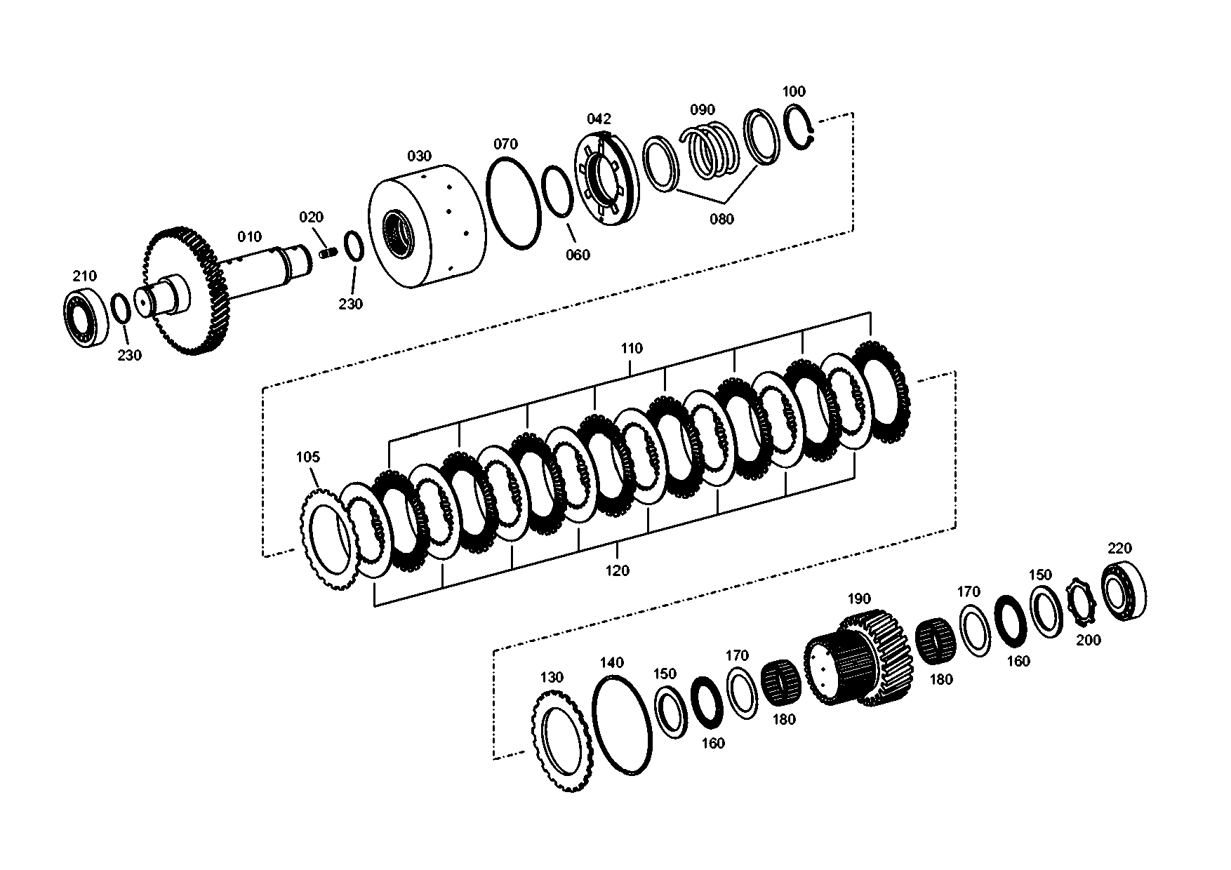 drawing for DOOSAN K9004332 - I.CLUTCH DISC (figure 3)