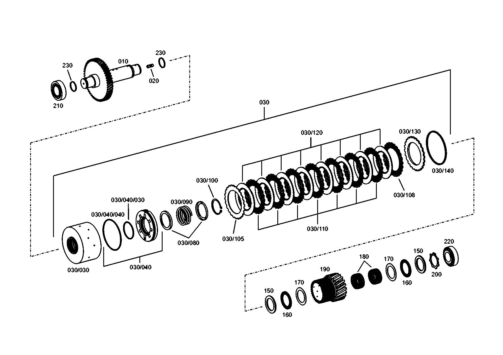 drawing for JCB 550/42999 - COUPLING (figure 5)
