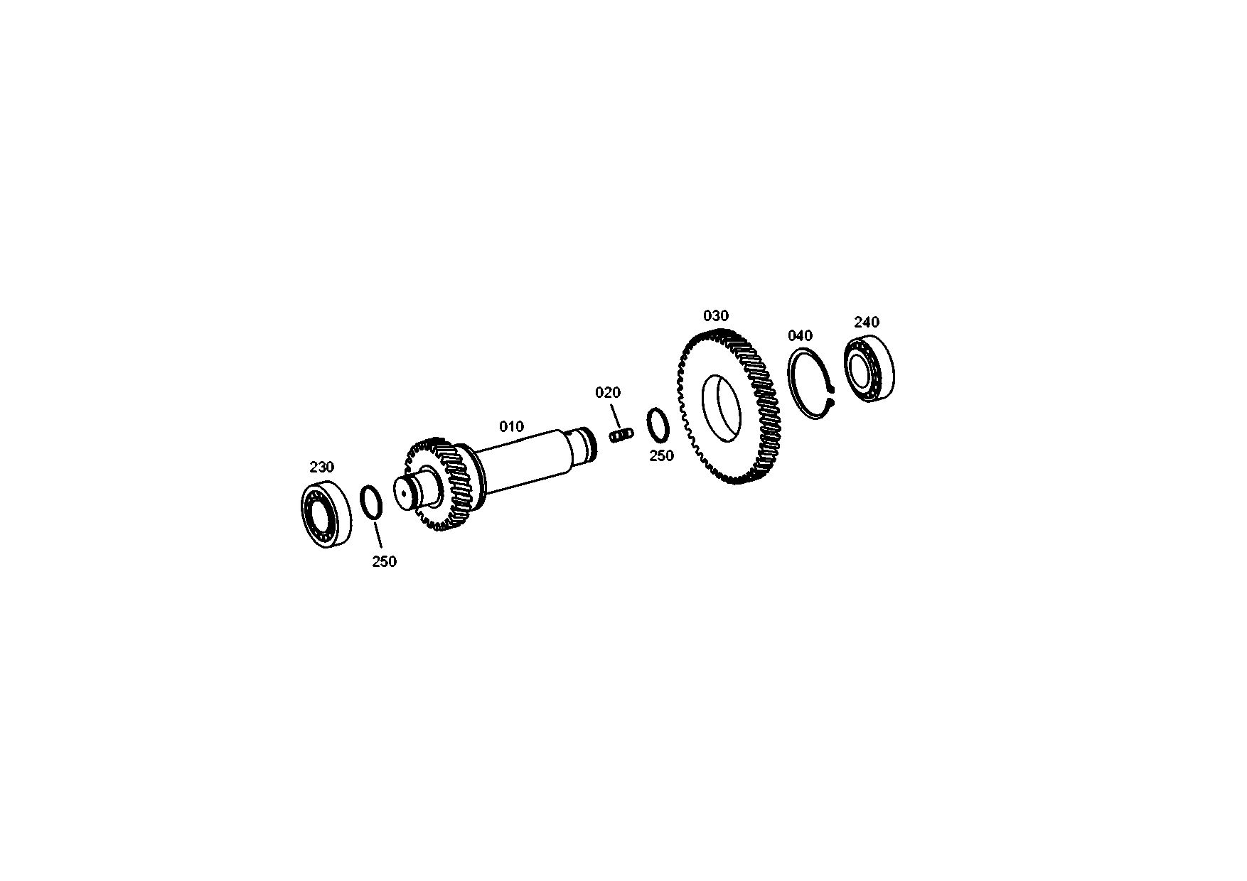 drawing for VOLVO 832028110 - GEAR (figure 5)