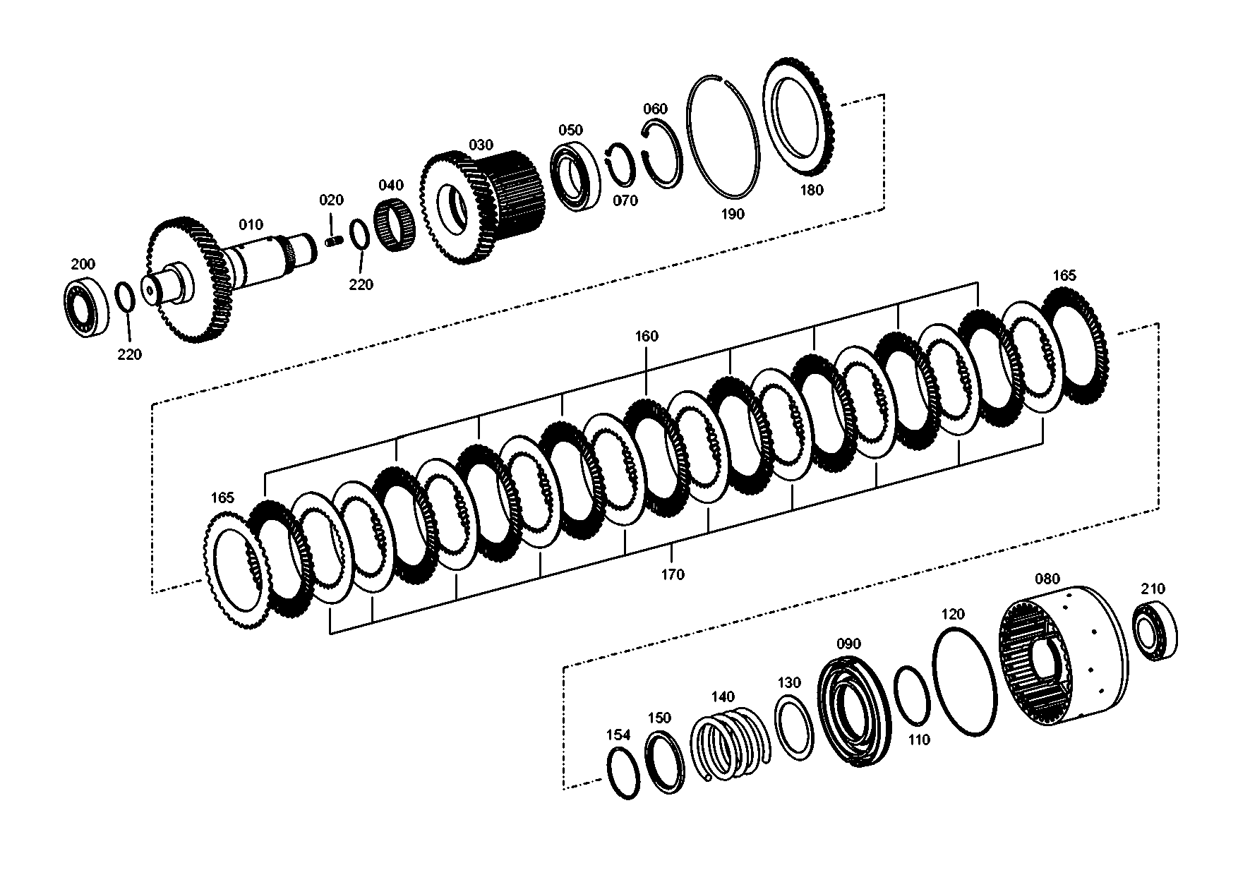 drawing for MANNESMANN-DEMAG BAUMASCHINEN 6089260 - NEEDLE CAGE (figure 1)