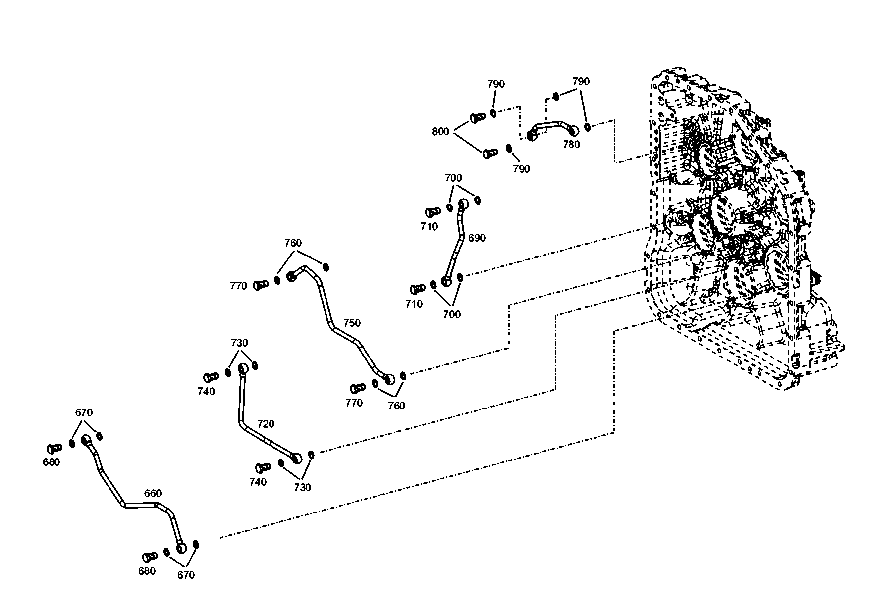 drawing for Hyundai Construction Equipment ZGAQ-03808 - PIPE-SUCTION (figure 4)