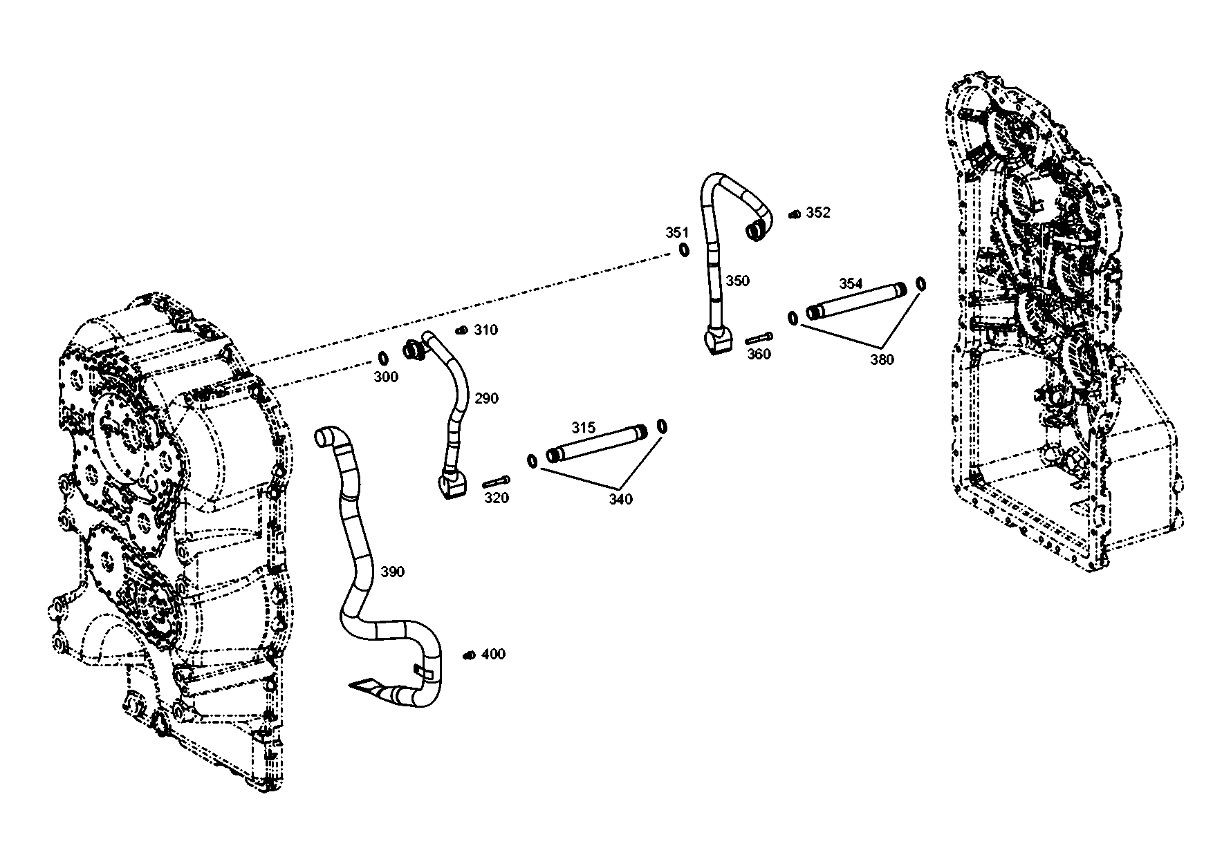 drawing for JOHN DEERE T242448 - SUCTION TUBE (figure 4)