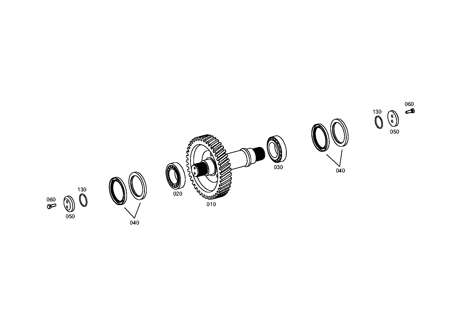 drawing for TEREX EQUIPMENT LIMITED 97932973 - SHAFT SEAL (figure 4)