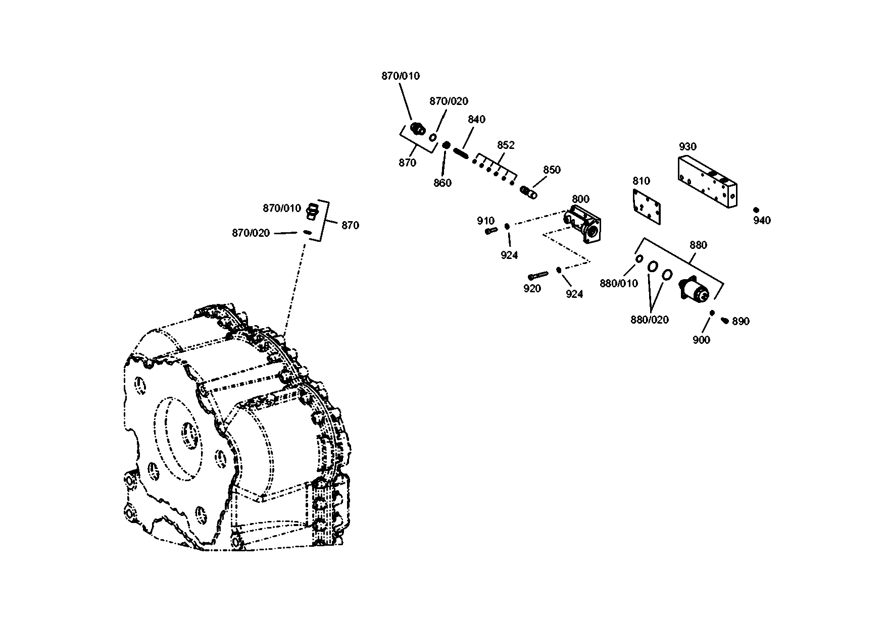 drawing for JOHN DEERE AT260450 - GASKET (figure 2)