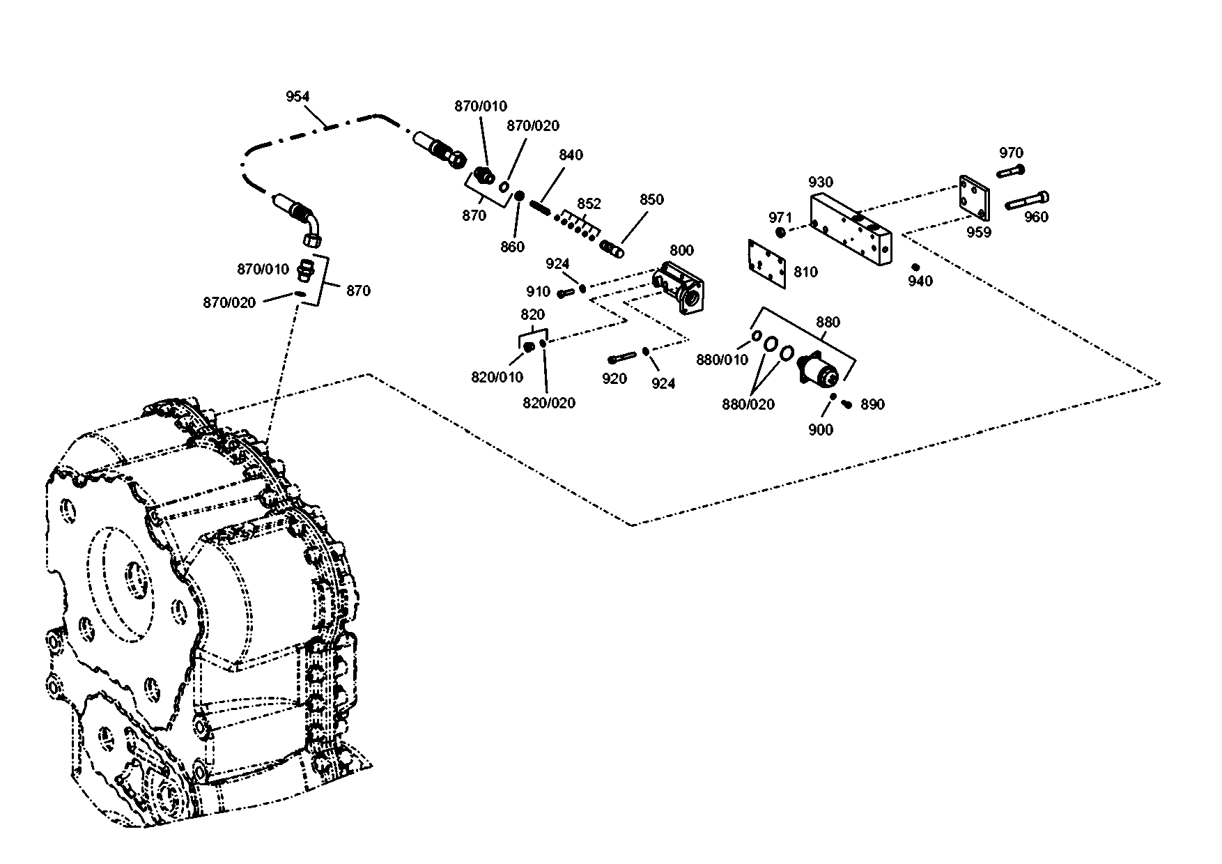 drawing for JOHN DEERE AT260450 - GASKET (figure 3)