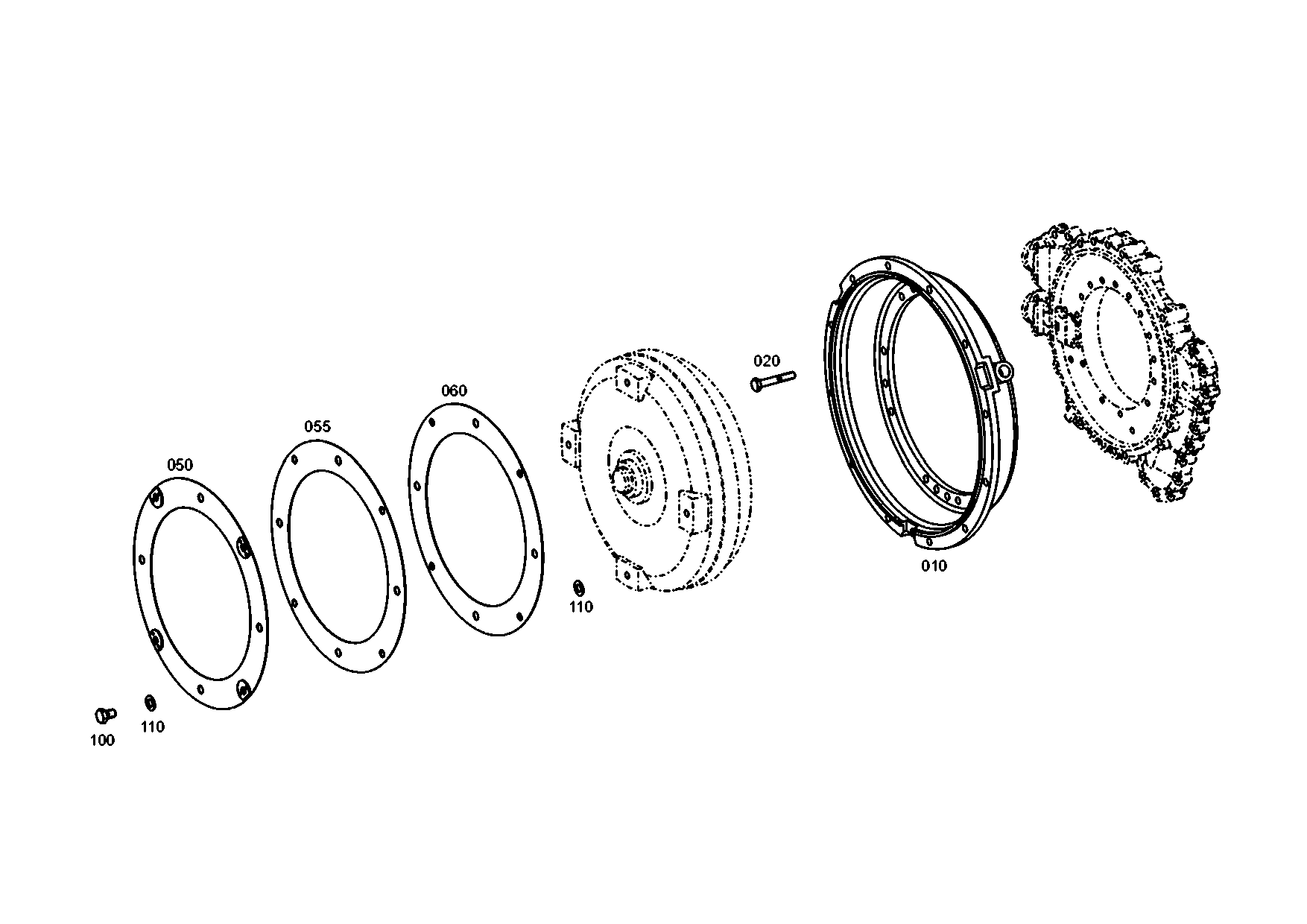 drawing for CNH NEW HOLLAND 87463240 - DIAPHRAGM (figure 2)