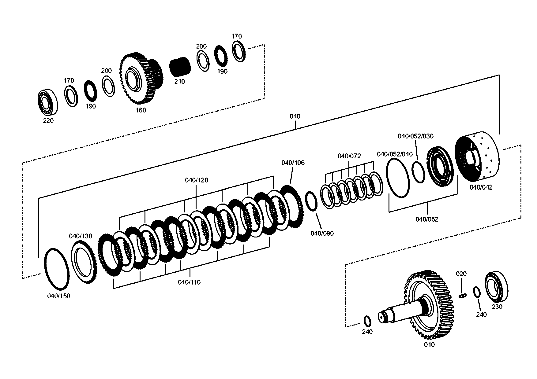drawing for Hyundai Construction Equipment ZGAQ-04566 - SHAFT (figure 2)