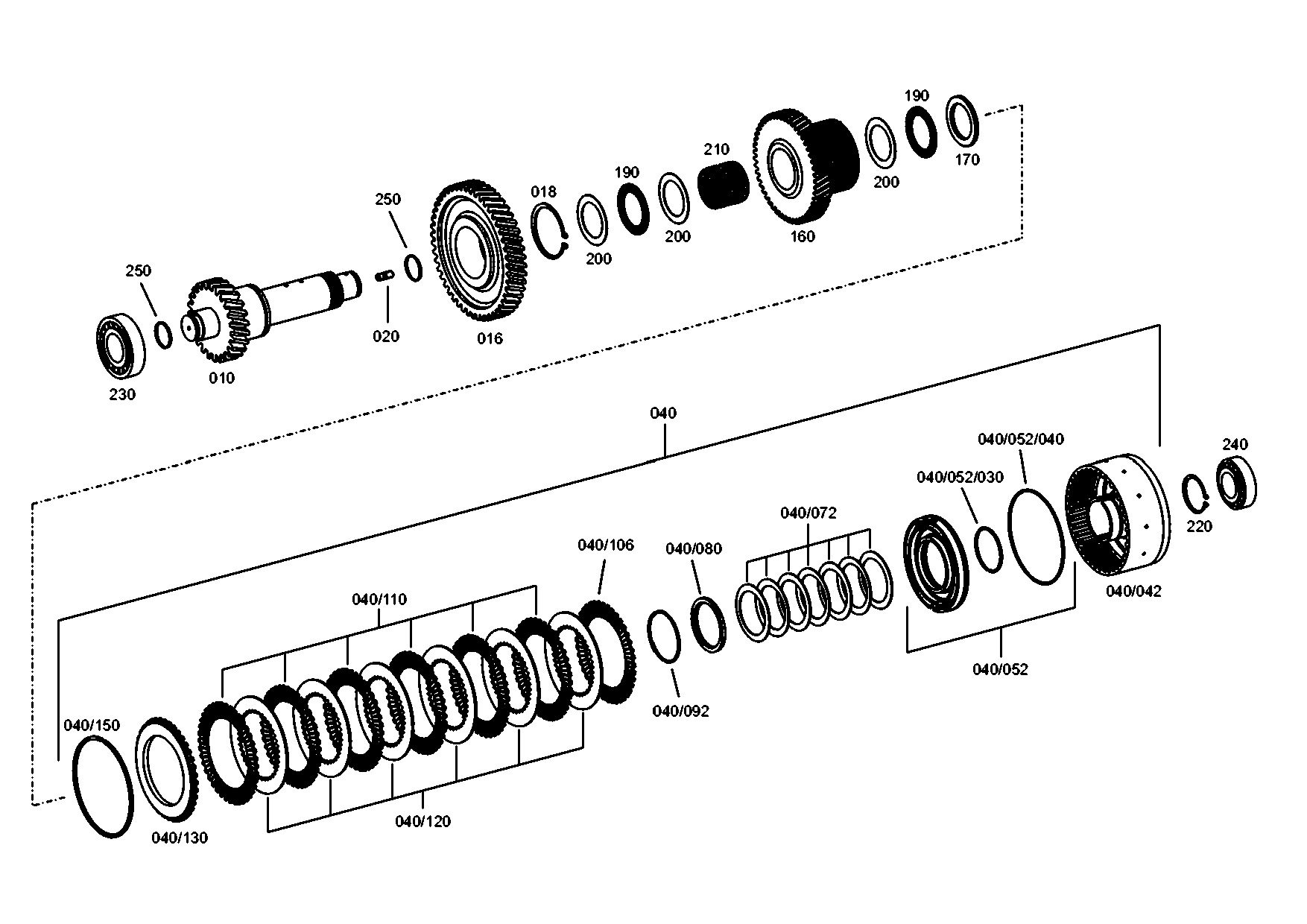 drawing for LIEBHERR GMBH SKIBBE 23.04 - DISC CARRIER (figure 3)
