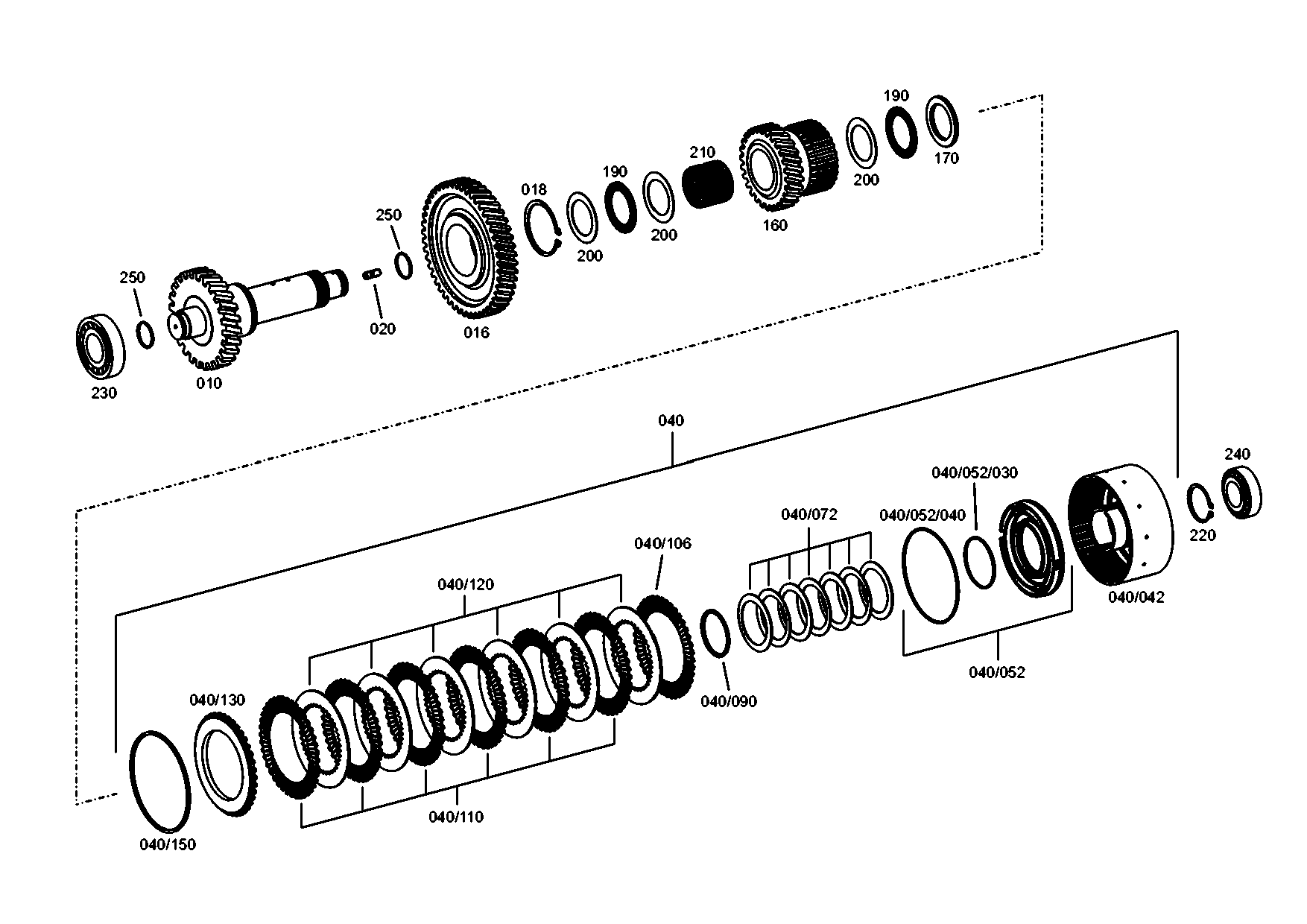 drawing for DOOSAN 100502-00005 - DISC CARRIER (figure 1)