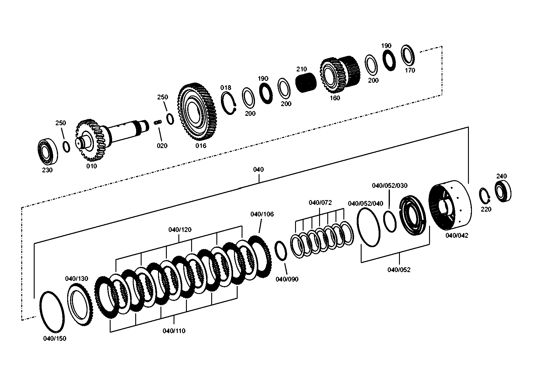 drawing for DOOSAN 100502-00005 - DISC CARRIER (figure 2)