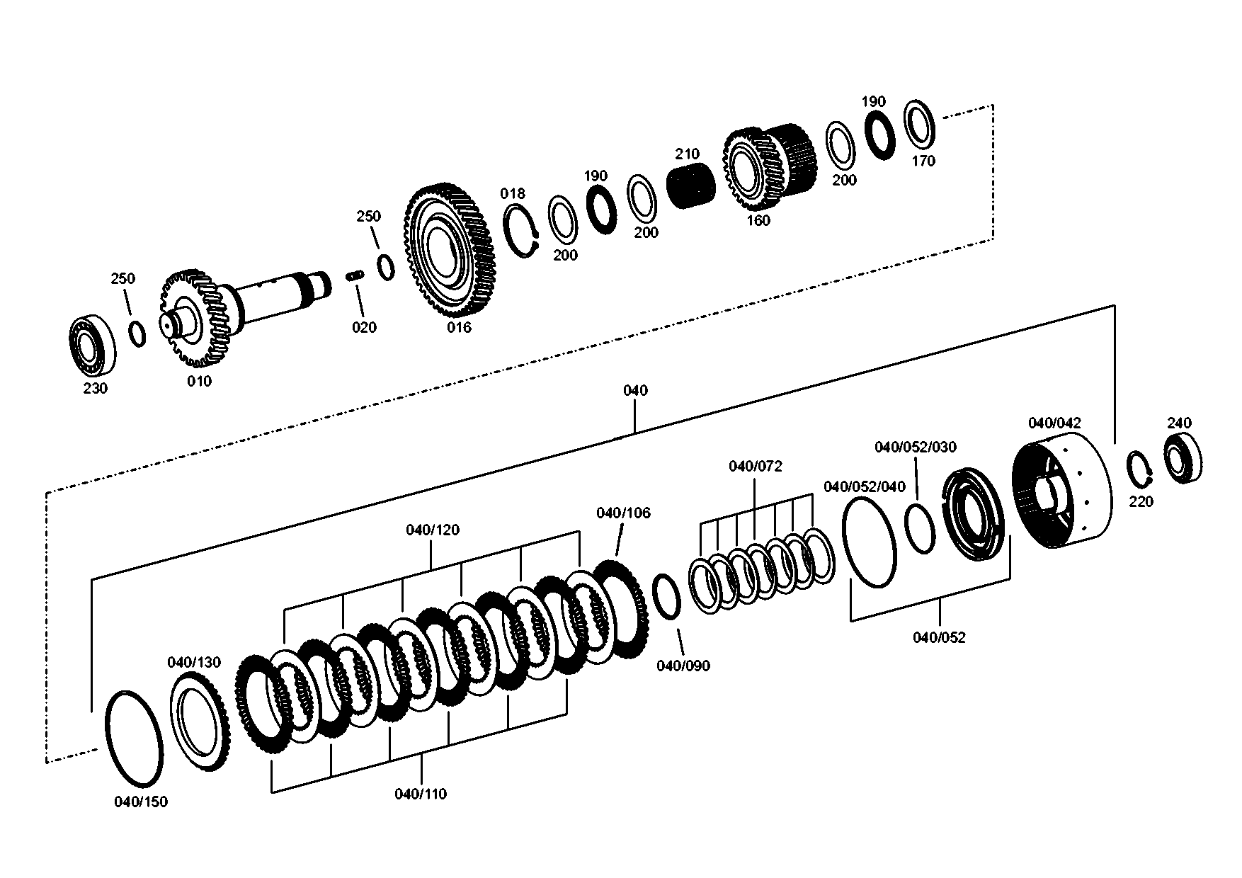drawing for DOOSAN 100502-00005 - DISC CARRIER (figure 4)