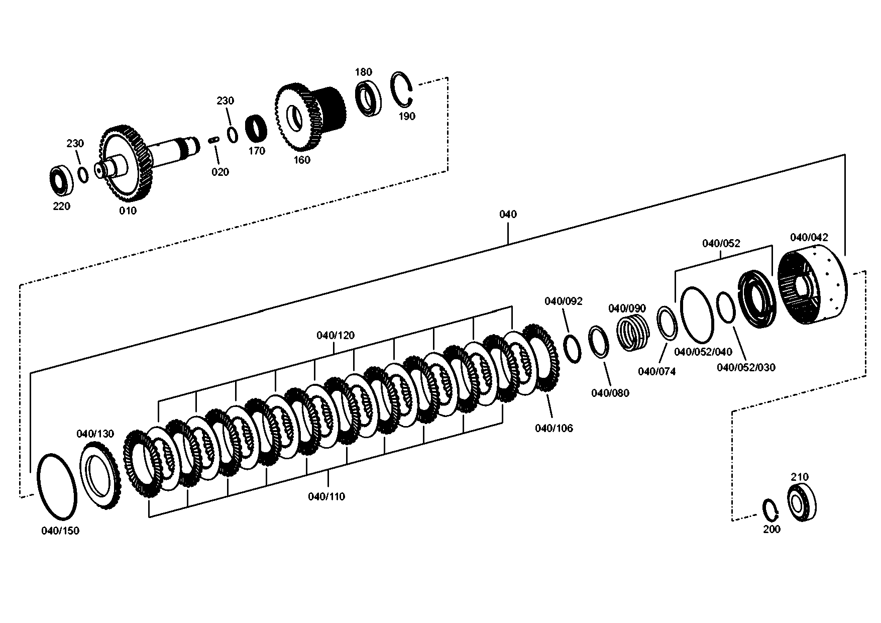 drawing for CNH NEW HOLLAND 84564761 - SHAFT (figure 1)