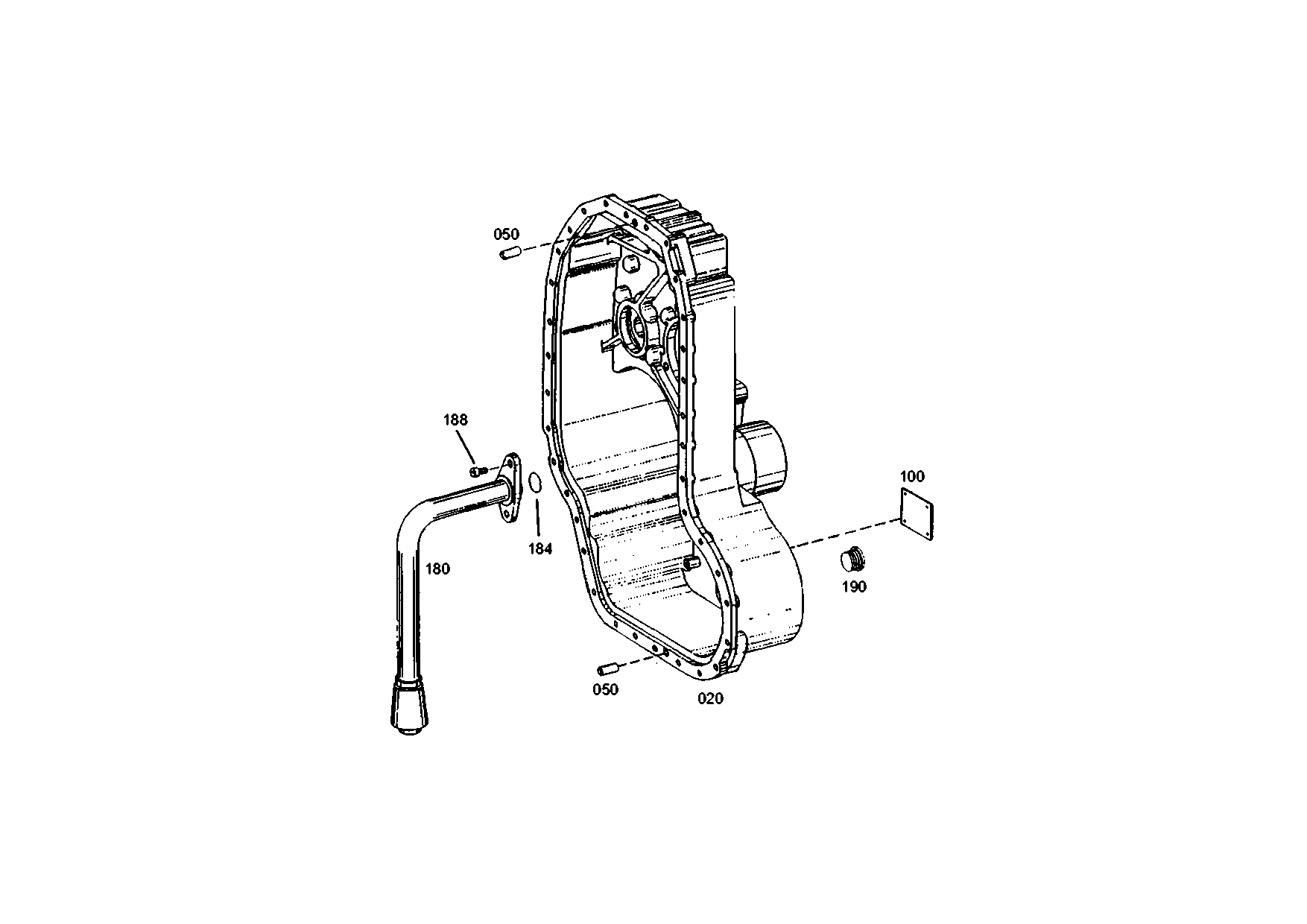 drawing for JOHN DEERE AT179317 - SUCTION TUBE (figure 3)