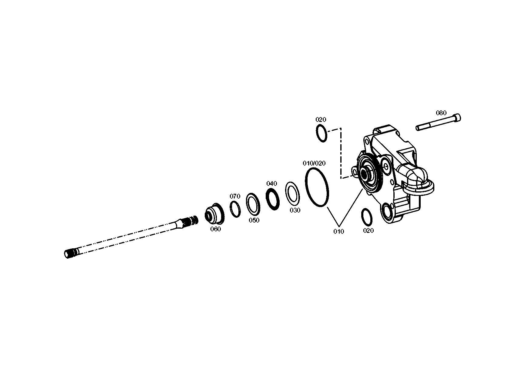 drawing for AGCO F743300020320 - O-RING
