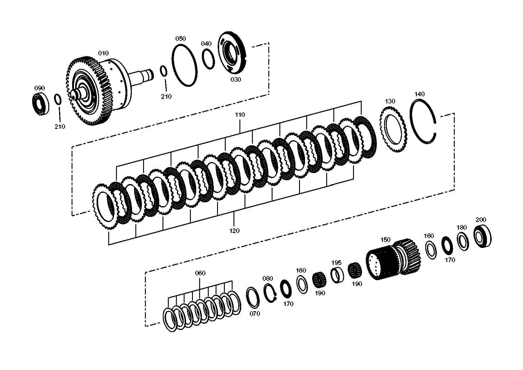 drawing for JOHN DEERE AT339919 - NEEDLE CAGE (figure 1)