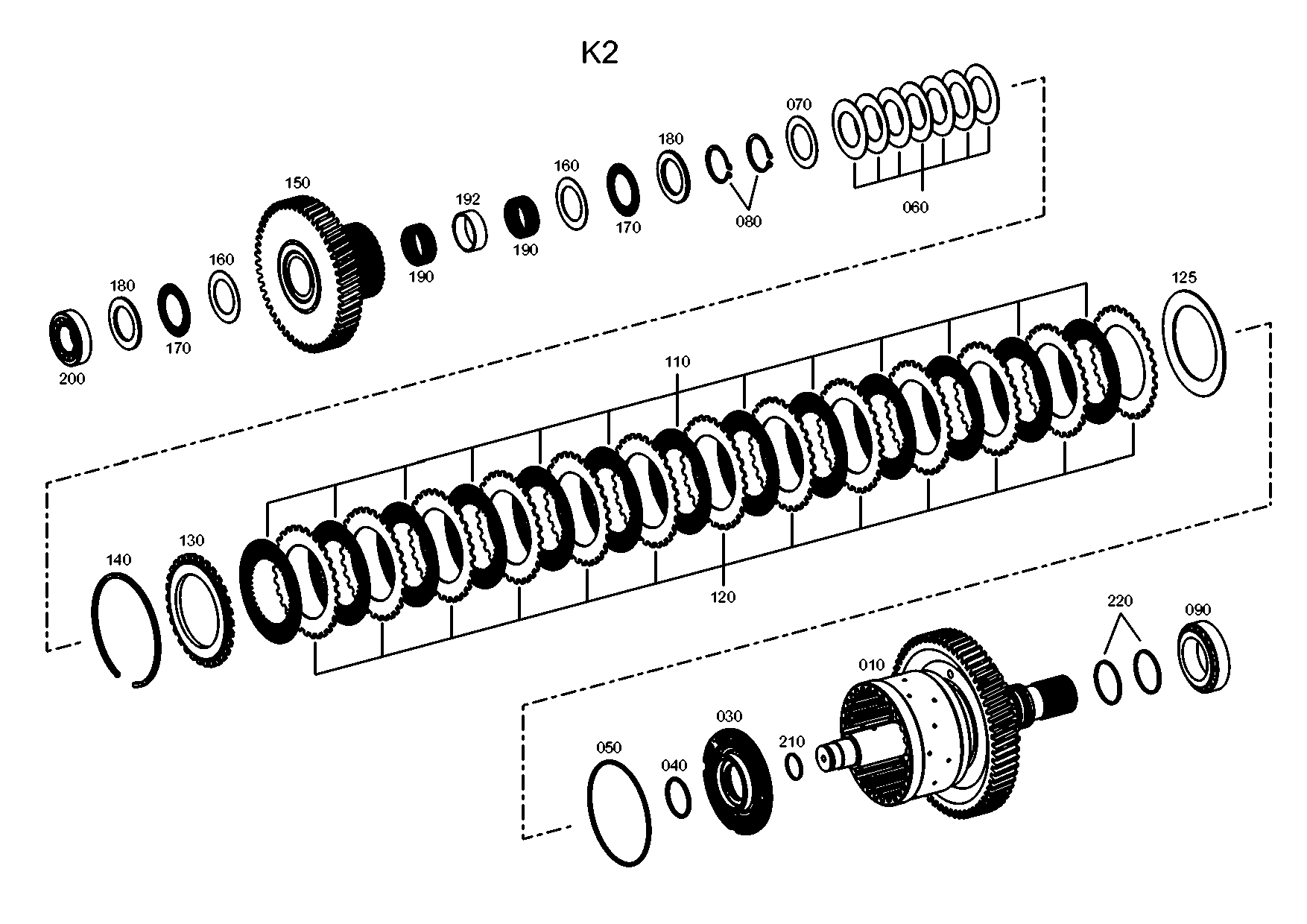 drawing for JOHN DEERE T229349 - CUP SPRING (figure 1)
