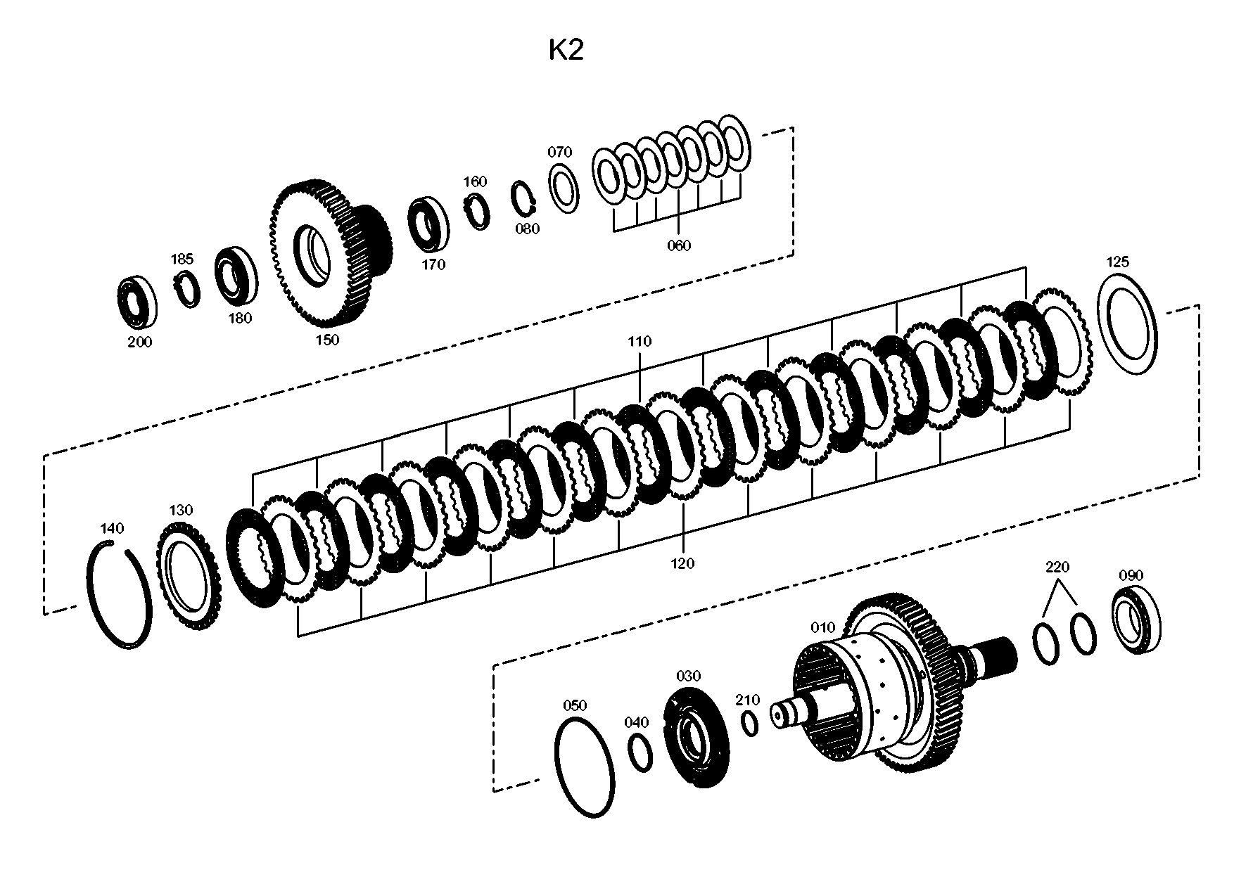 drawing for JOHN DEERE T229349 - CUP SPRING (figure 2)