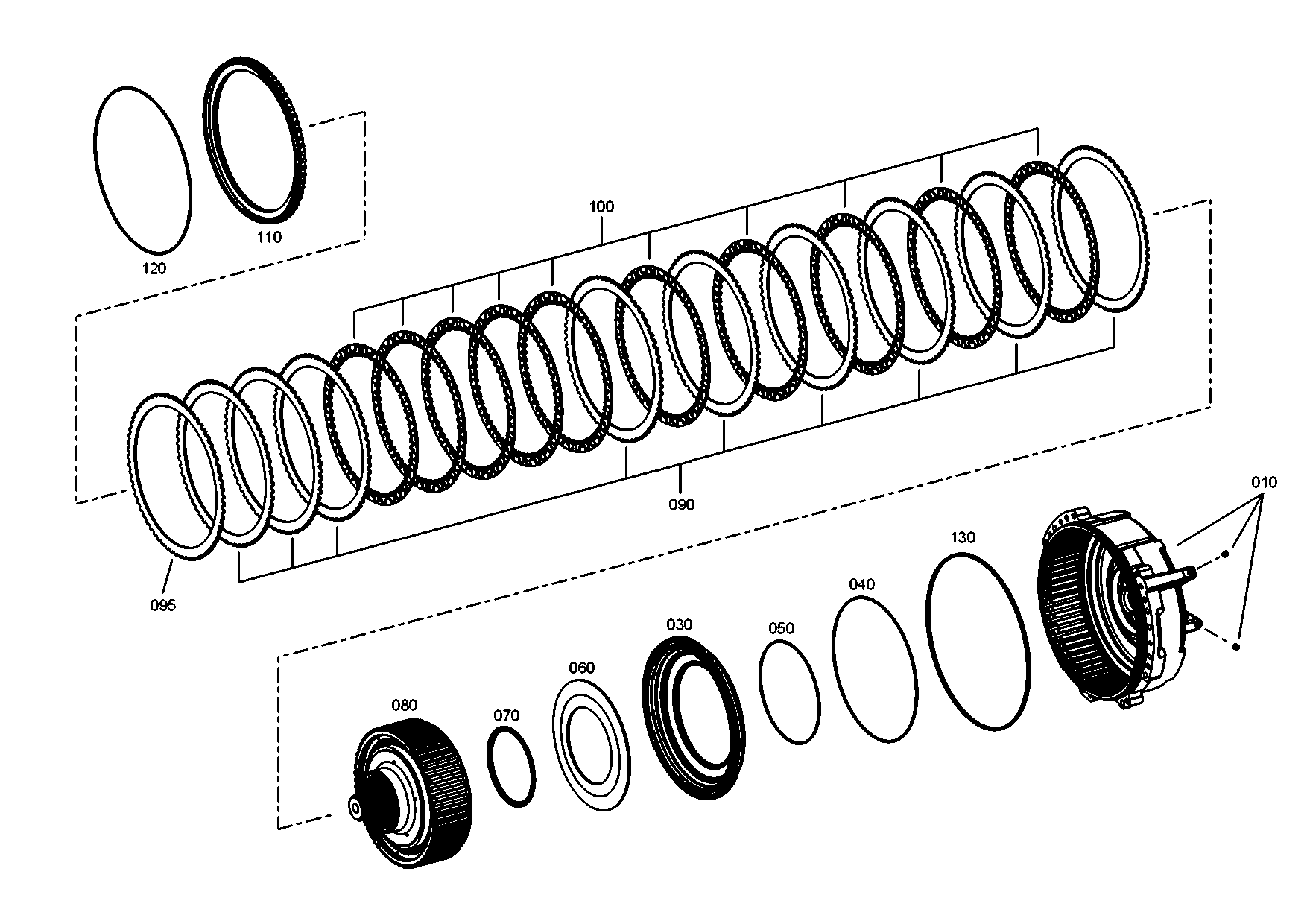 drawing for LIEBHERR GMBH 11832040 - O-RING (figure 1)