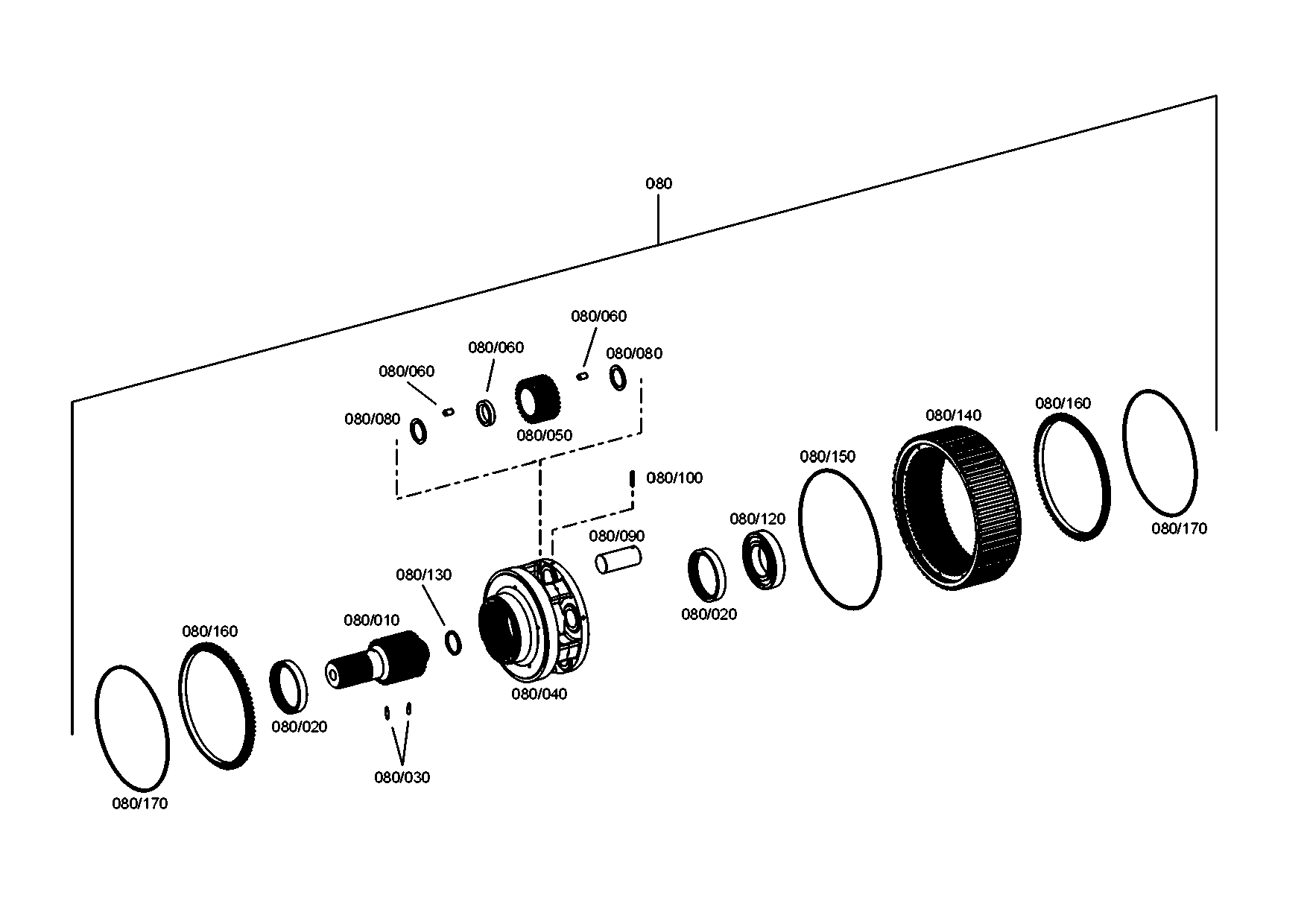 drawing for FORD MOTOR COMPANY 81.90713-0986 - INTERMEDIATE WASHER (figure 2)