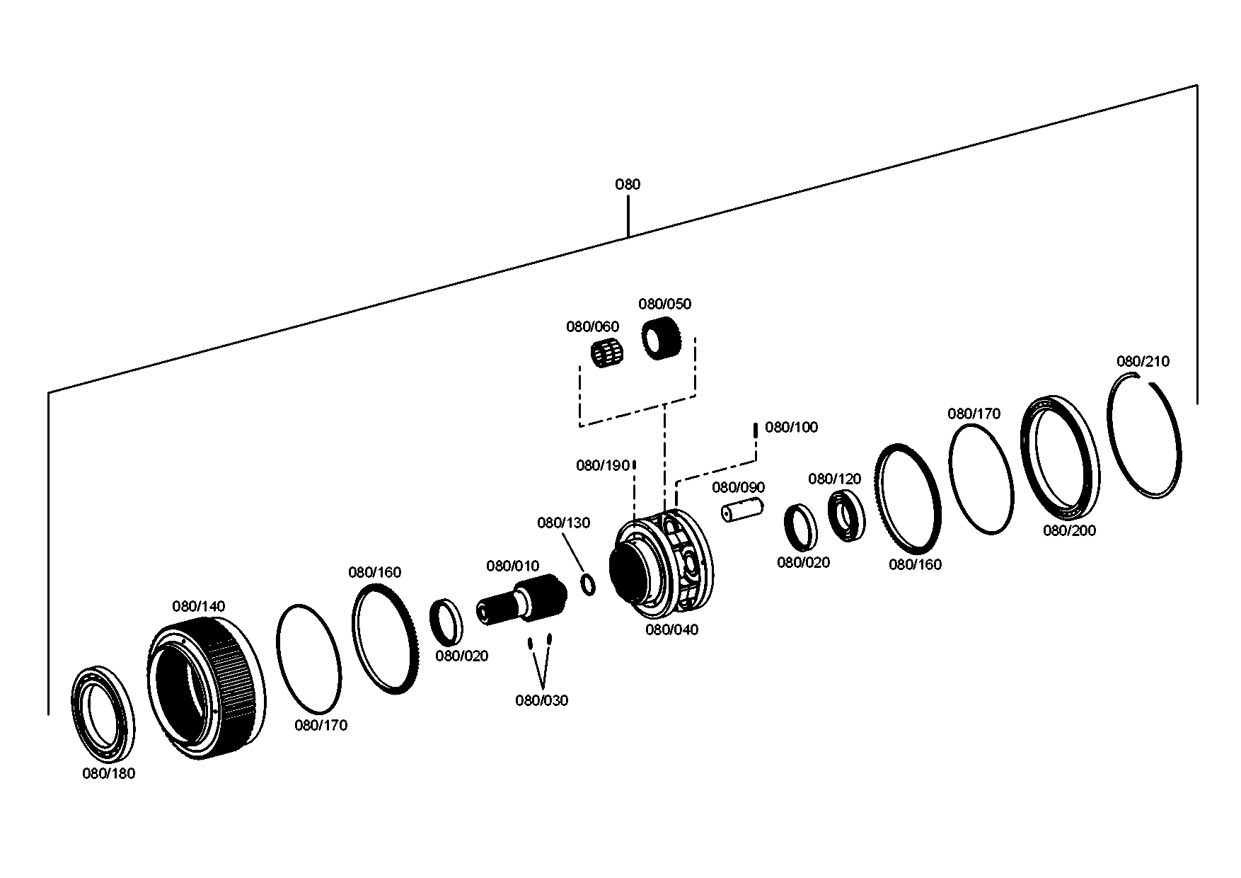 drawing for LIEBHERR GMBH 11832040 - O-RING (figure 4)