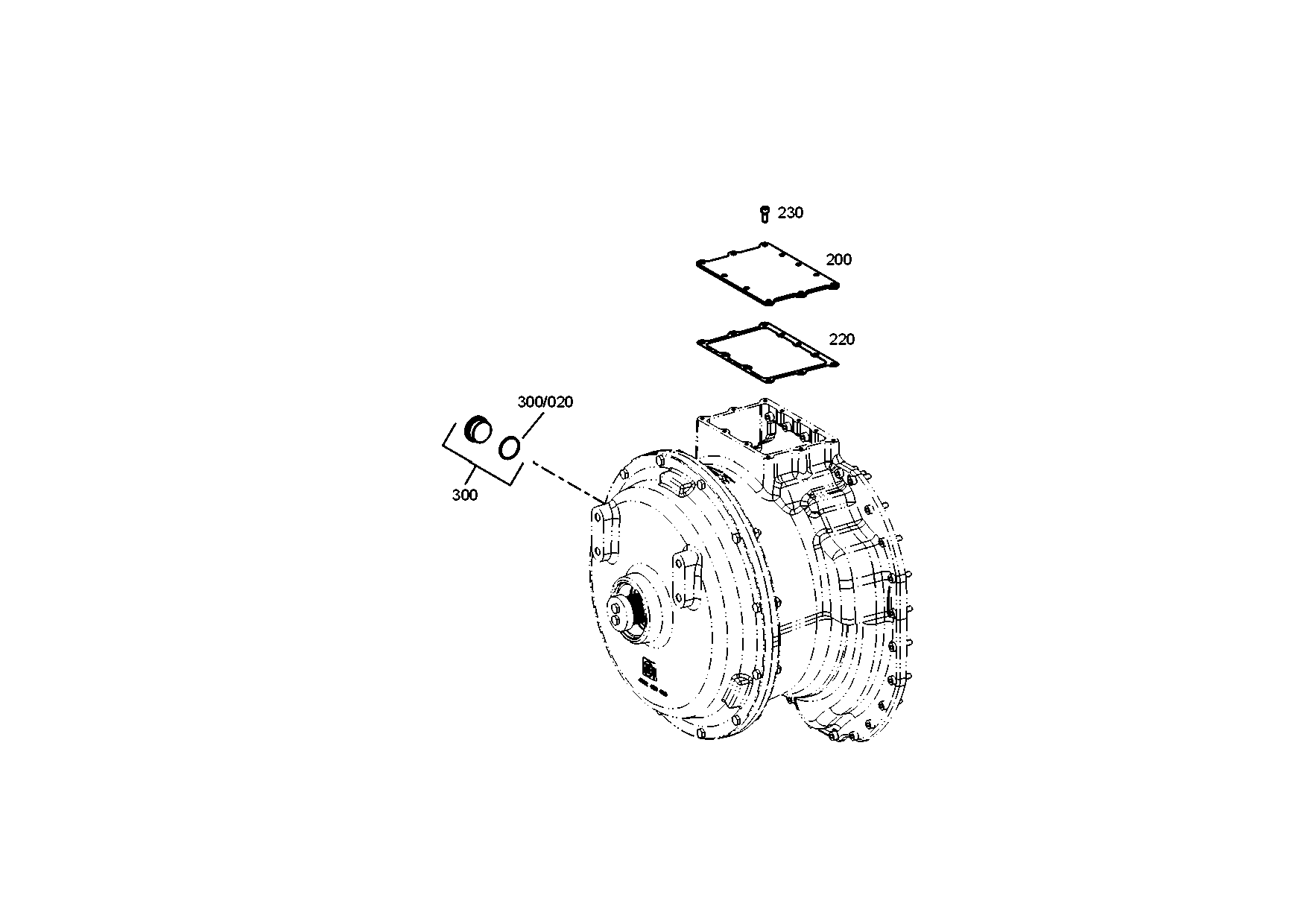drawing for LIEBHERR GMBH 11001064 - COVER PLATE (figure 2)