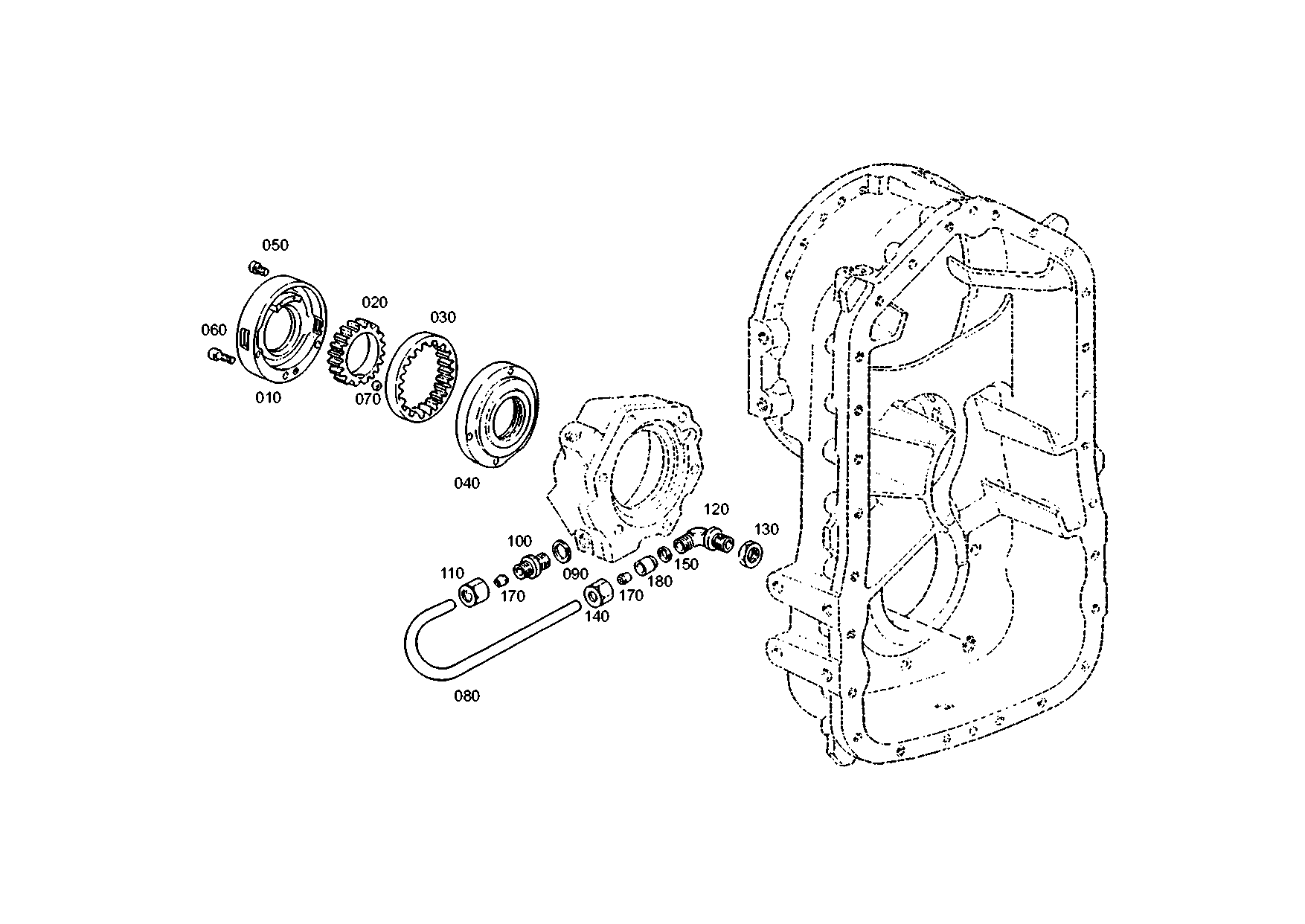 drawing for GINAF 199114250259 - PUMP HOUSING (figure 1)