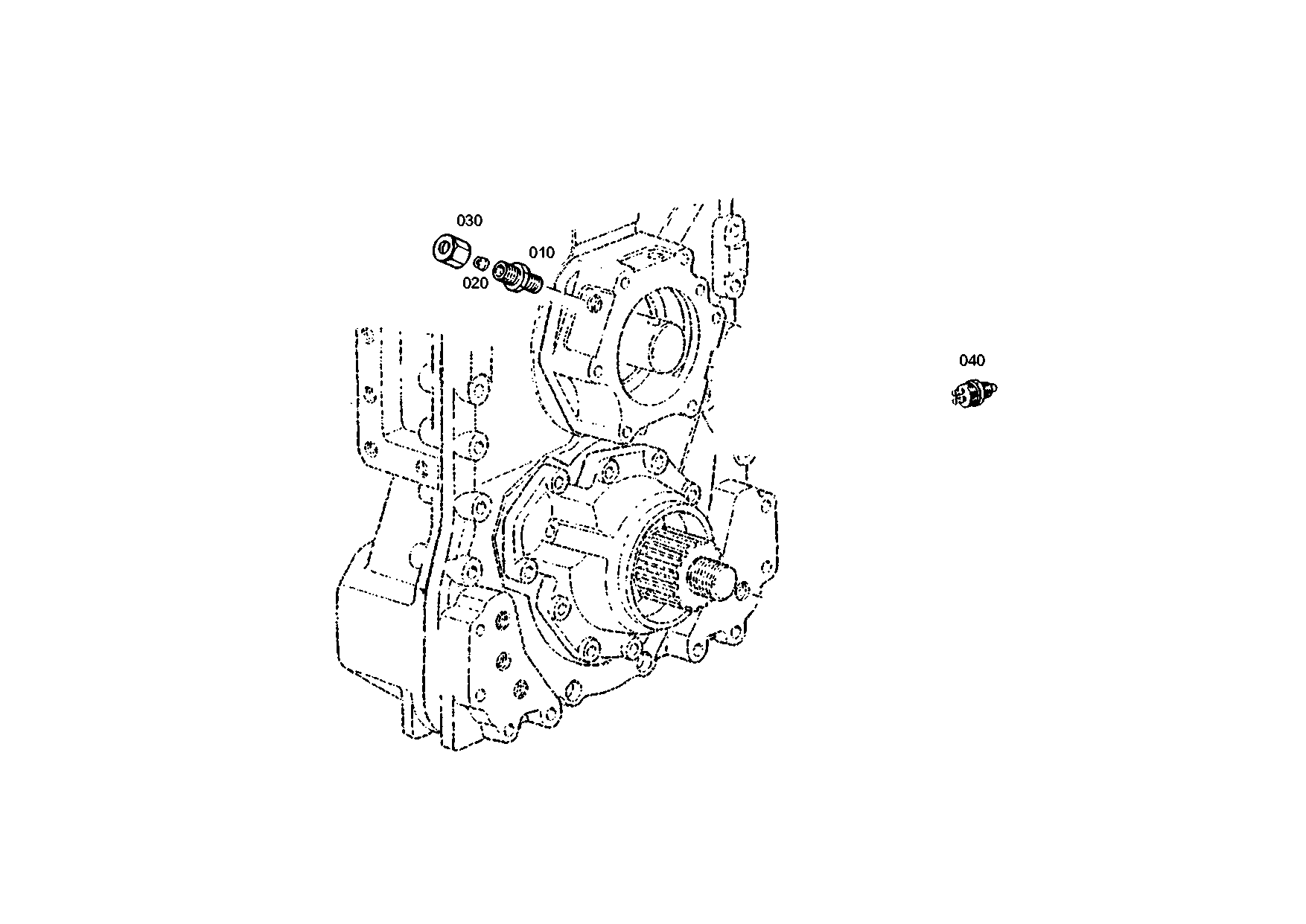 drawing for TEREX EQUIPMENT LIMITED S1841810 - PRESSURE SWITCH (figure 3)