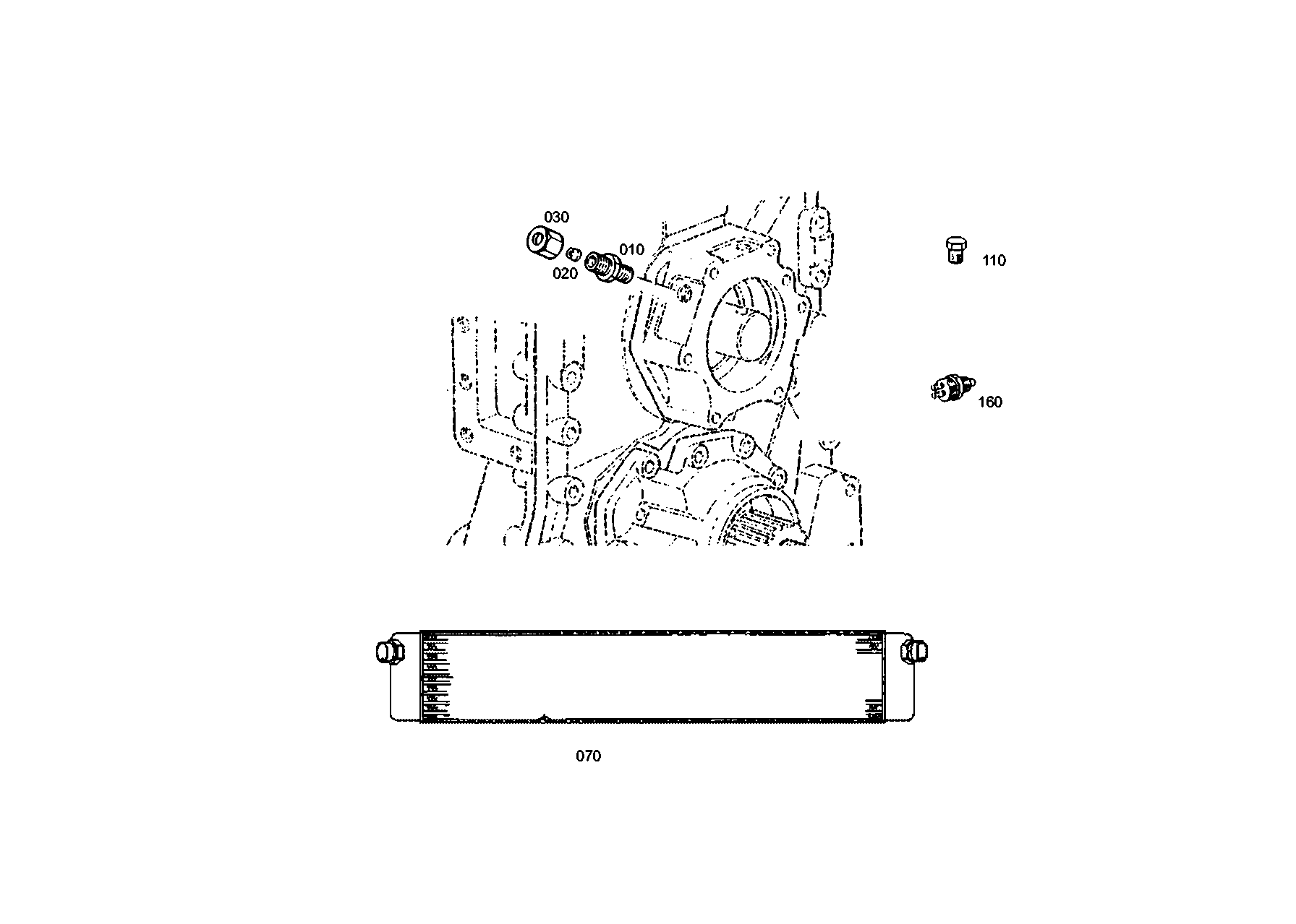 drawing for IVECO 98340512 - UNION NUT (figure 1)
